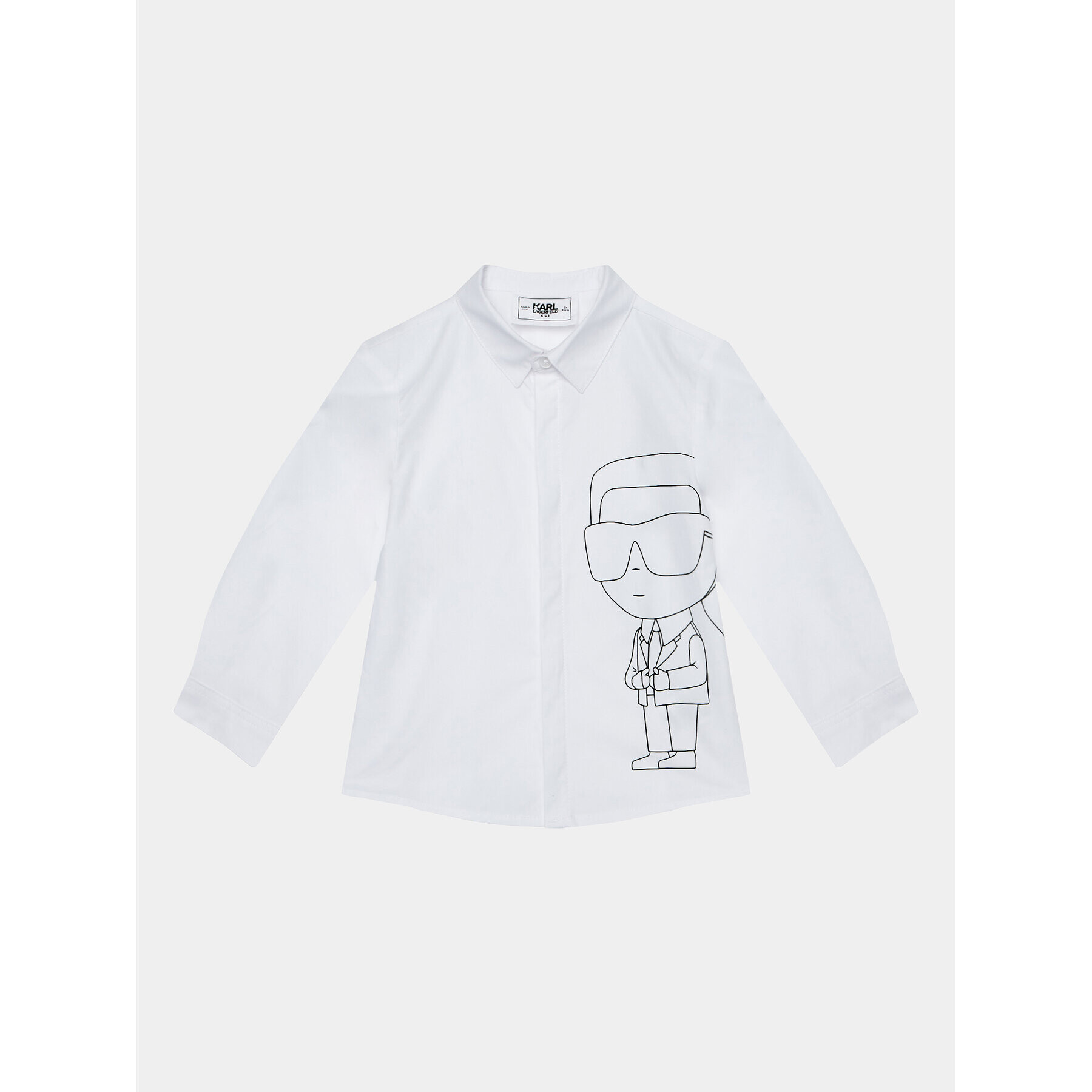 Karl Lagerfeld Kids Súprava košeľa a športové šortky Z98149 S Čierna Regular Fit - Pepit.sk