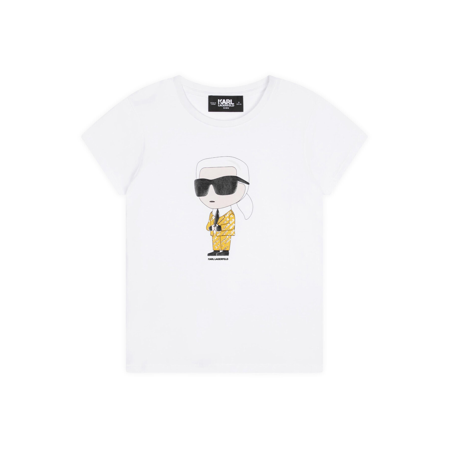 Karl Lagerfeld Kids Tričko Z15417 D Biela Regular Fit - Pepit.sk