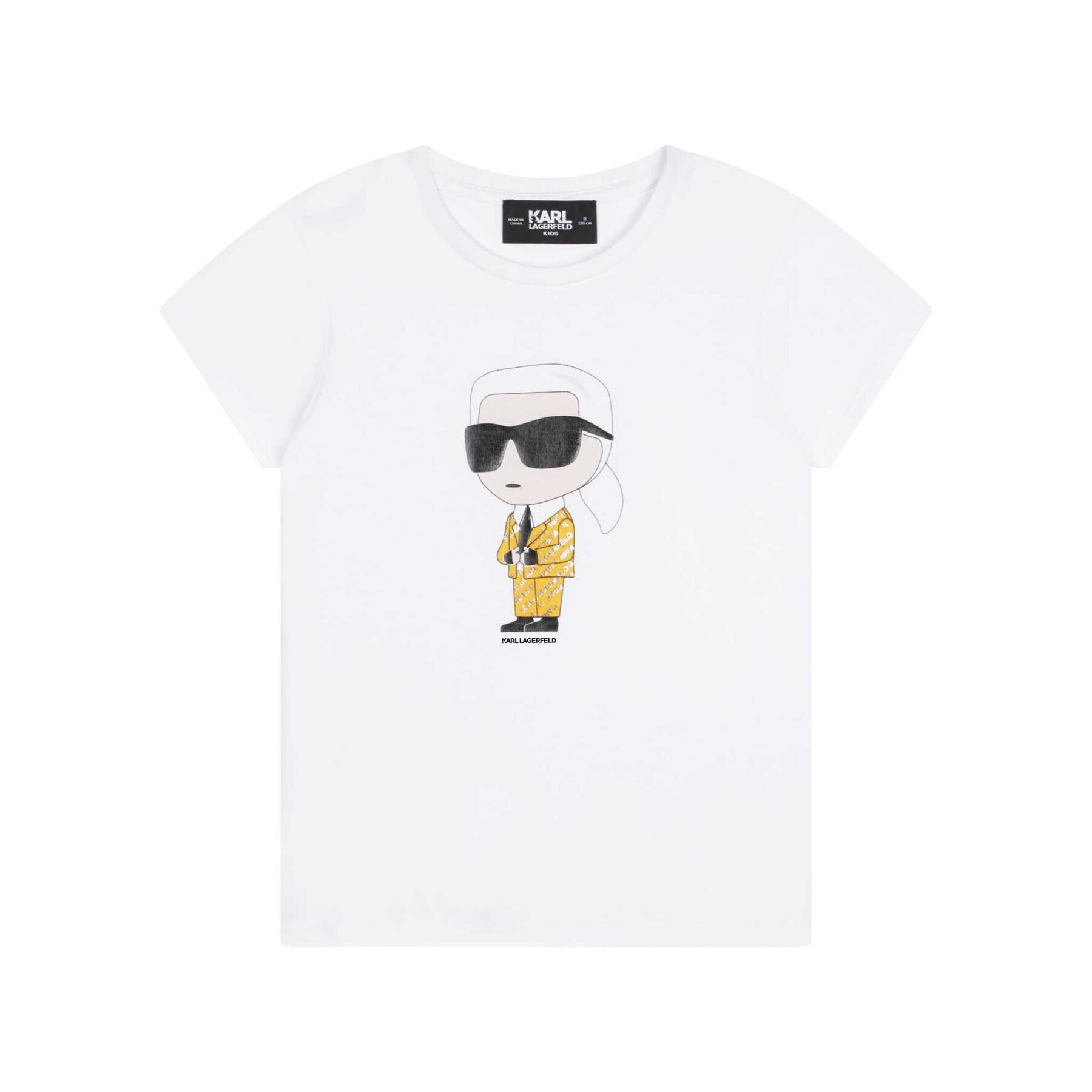 Karl Lagerfeld Kids Tričko Z15417 M Biela Regular Fit - Pepit.sk