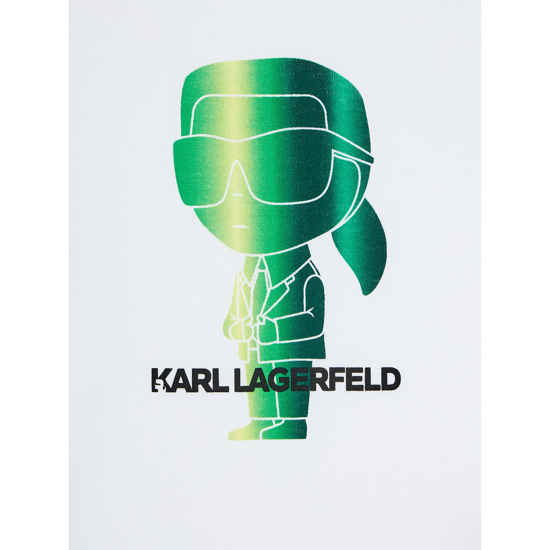 Karl Lagerfeld Kids Tričko Z25411 M Biela Regular Fit - Pepit.sk