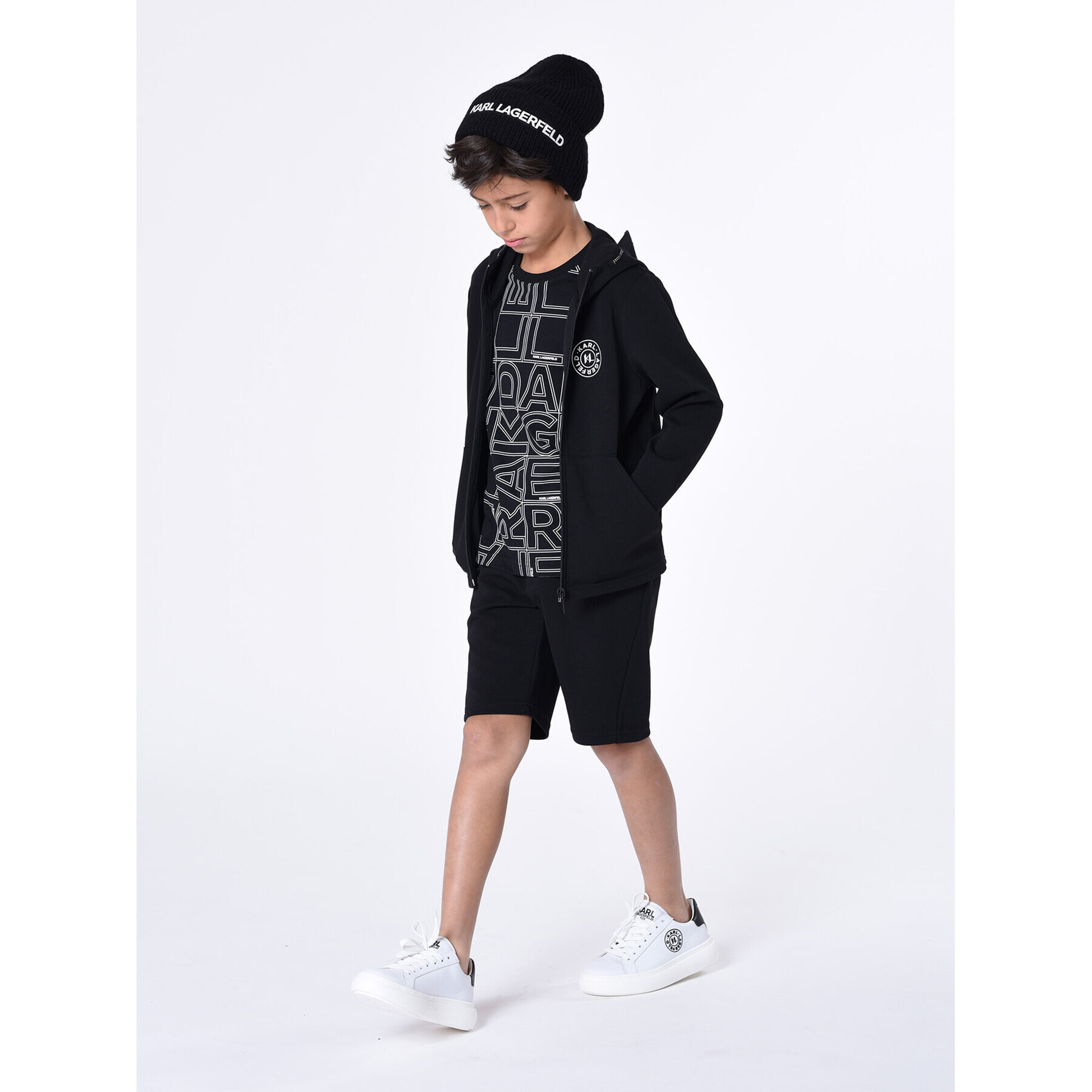 Karl Lagerfeld Kids Tričko Z25414 D Čierna Regular Fit - Pepit.sk