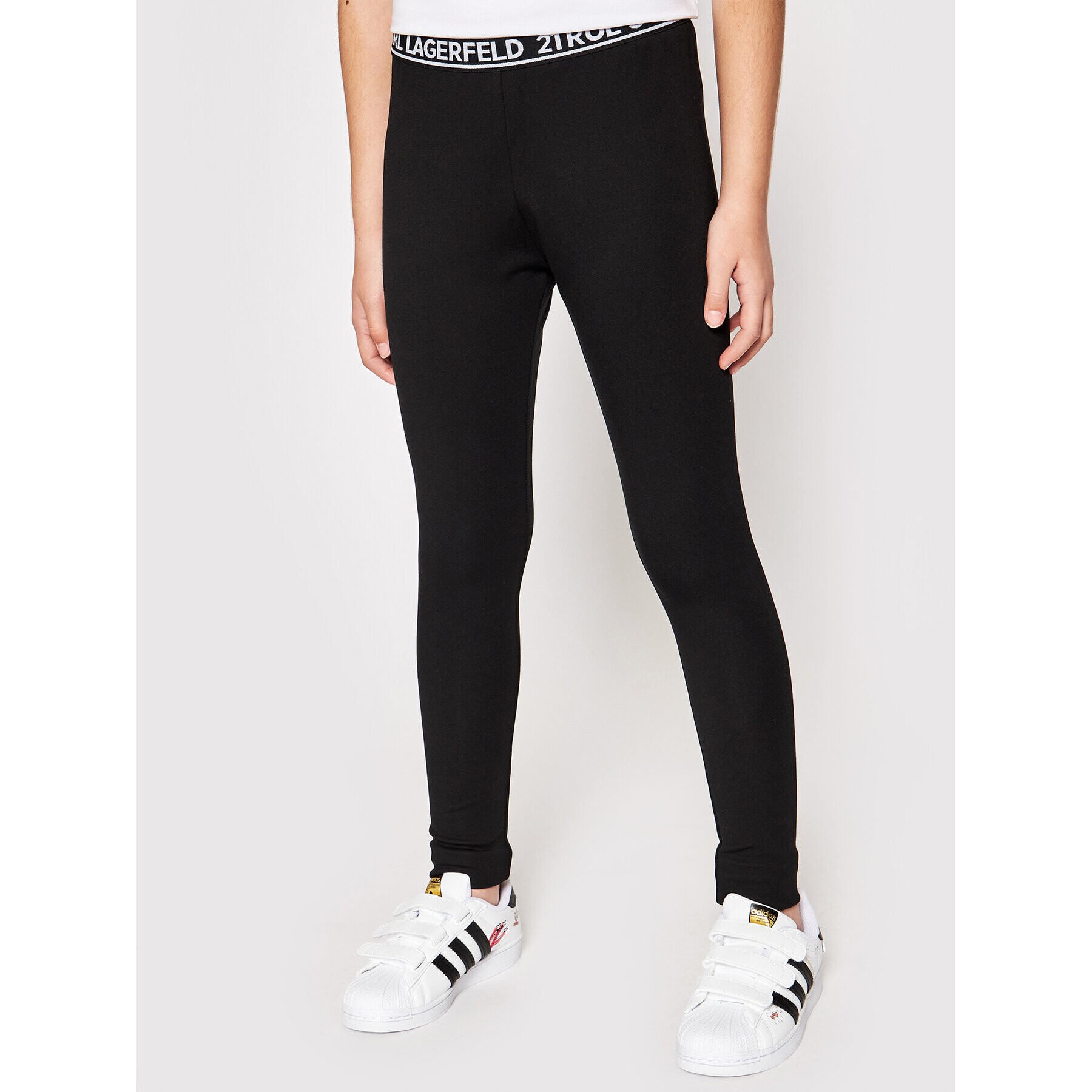 KARL LAGERFELD Legíny Z14148 S Čierna Slim Fit - Pepit.sk