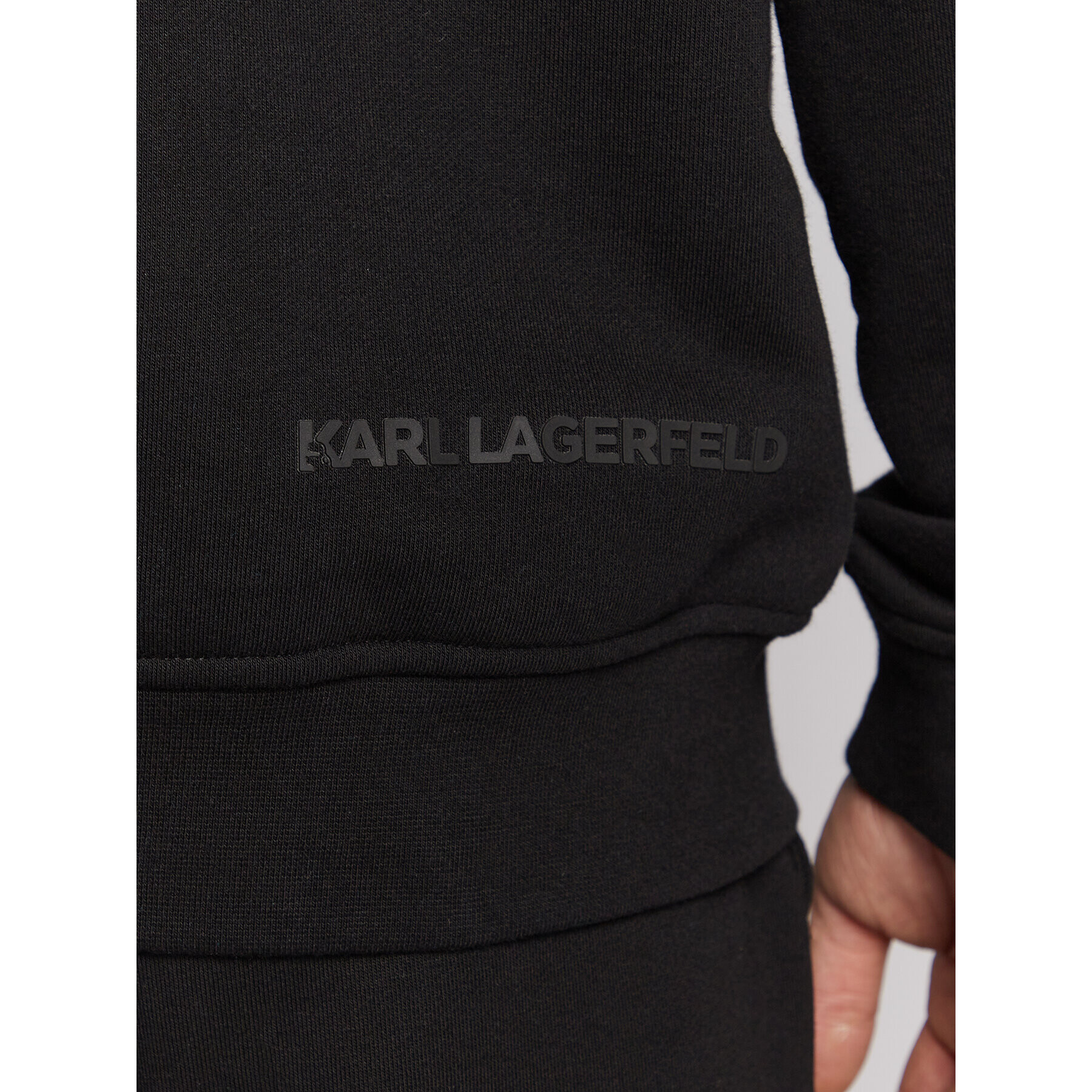 KARL LAGERFELD Mikina 705002 524910 Čierna Regular Fit - Pepit.sk