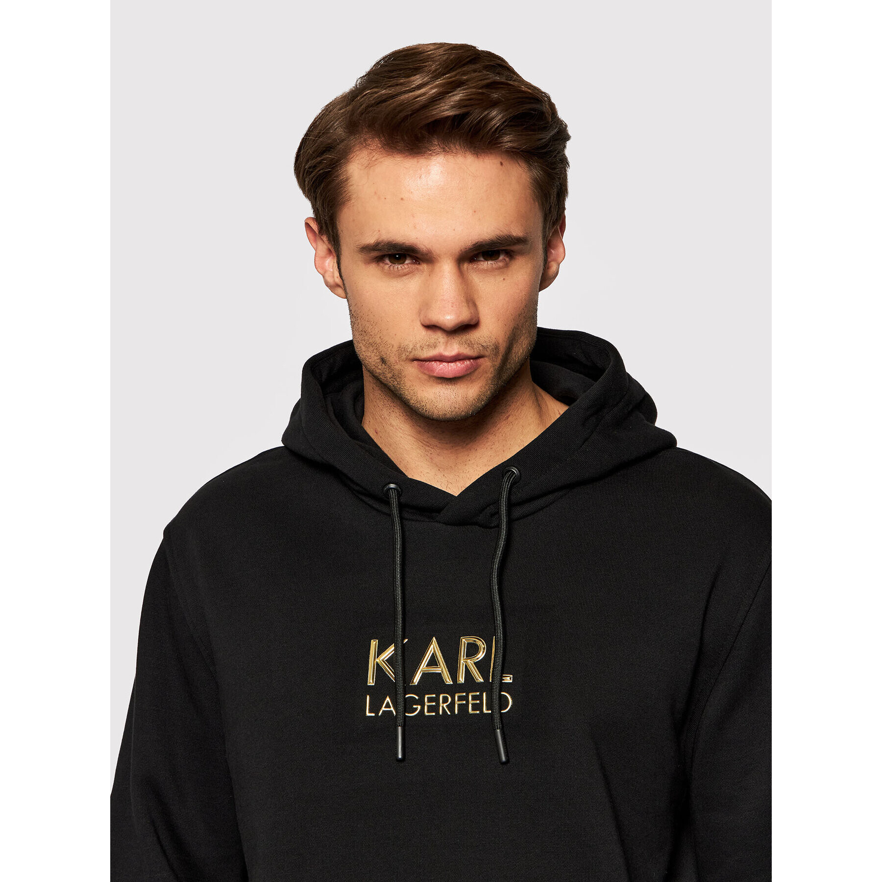 KARL LAGERFELD Mikina 705012 512910 Čierna Regular Fit - Pepit.sk