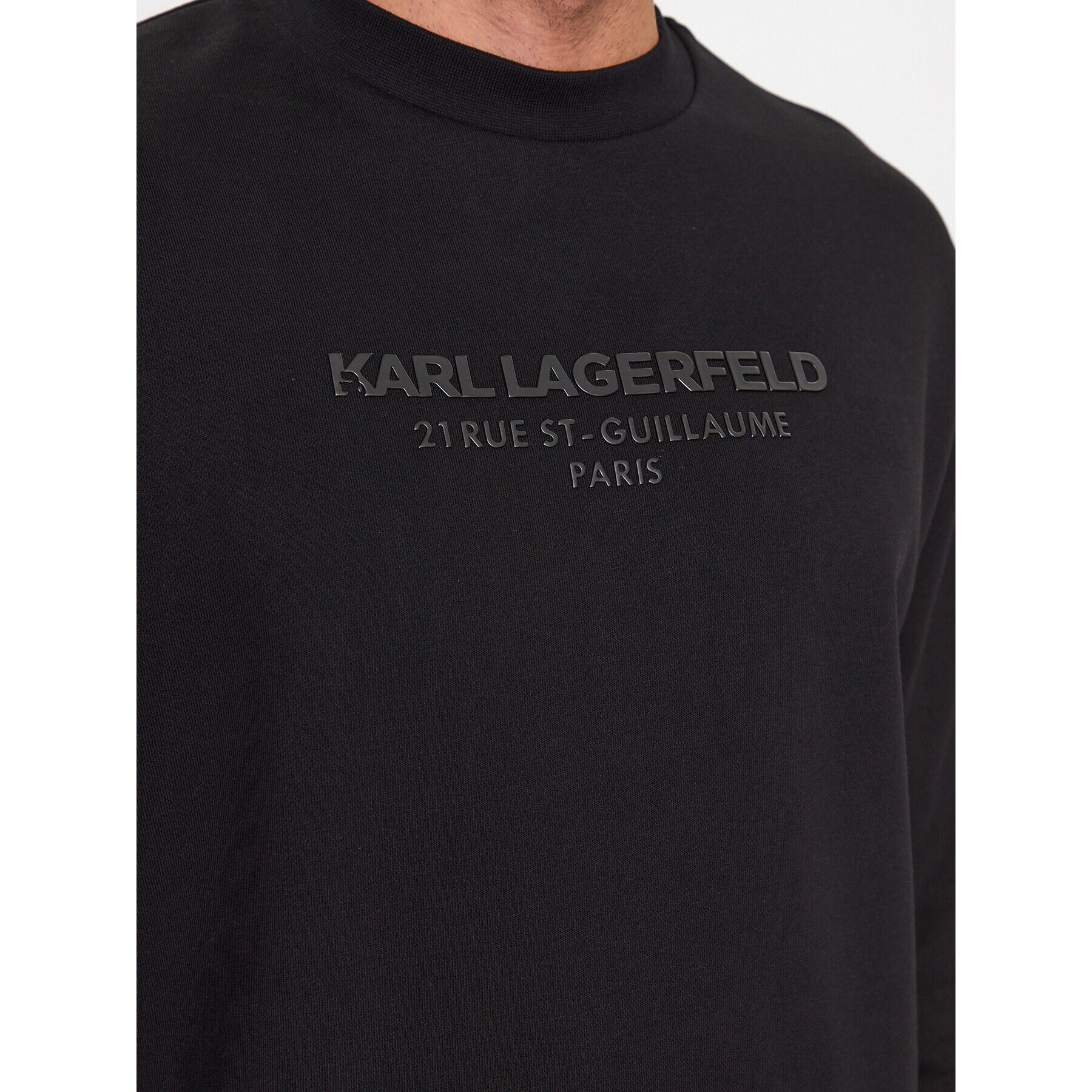 KARL LAGERFELD Mikina 705034 532900 Čierna Regular Fit - Pepit.sk