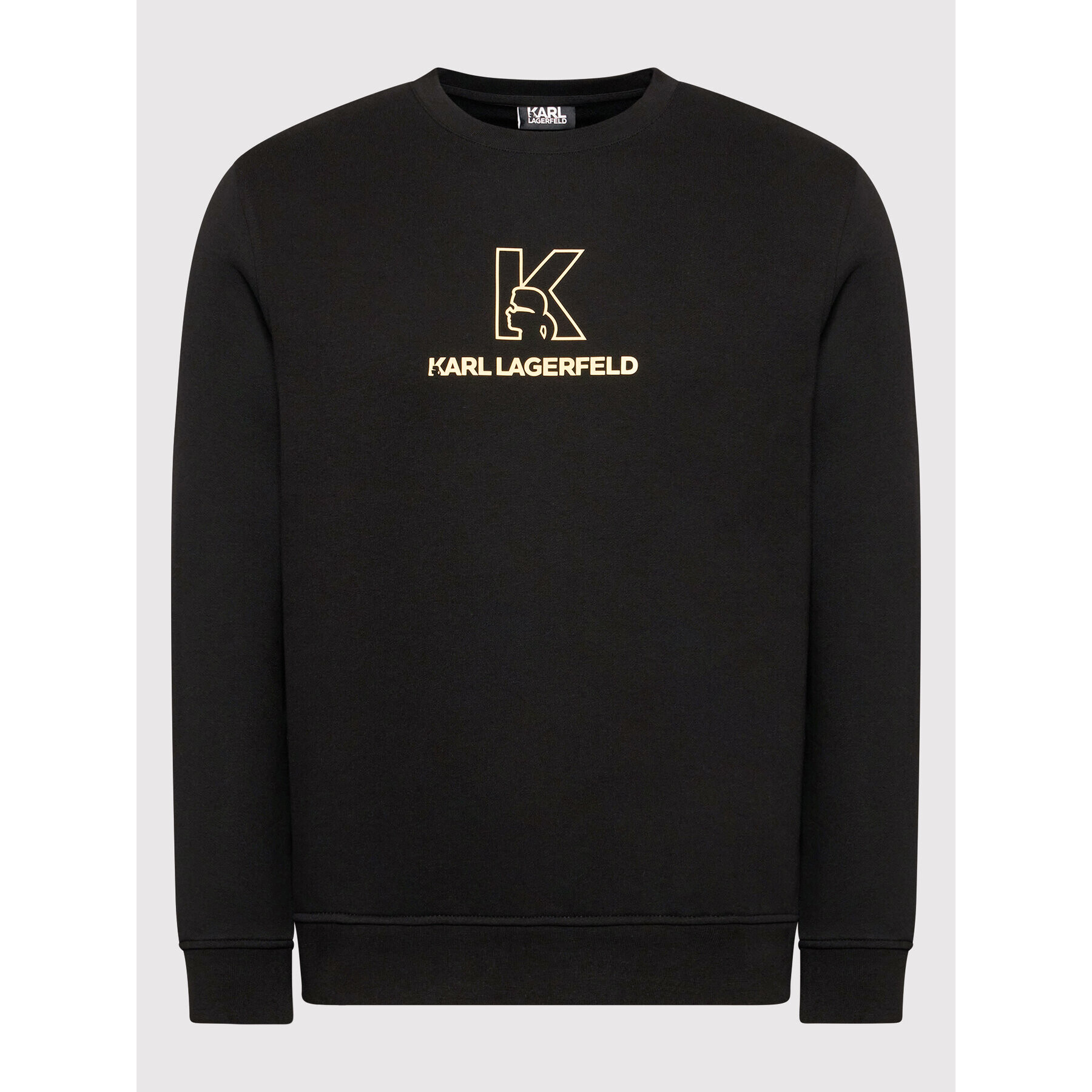 KARL LAGERFELD Mikina 705035 512910 Čierna Regular Fit - Pepit.sk