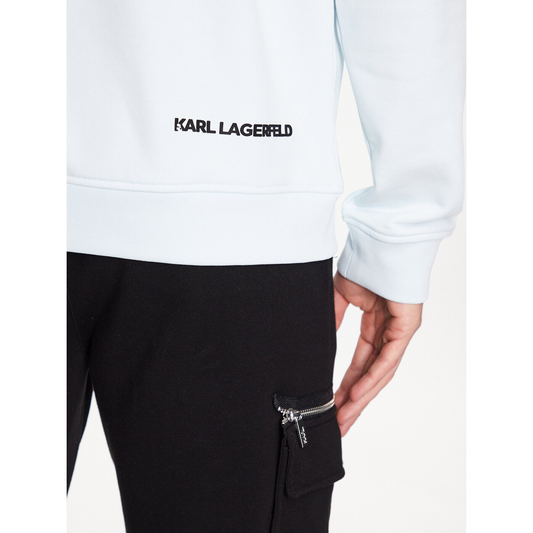 KARL LAGERFELD Mikina 705043 532900 Modrá Regular Fit - Pepit.sk