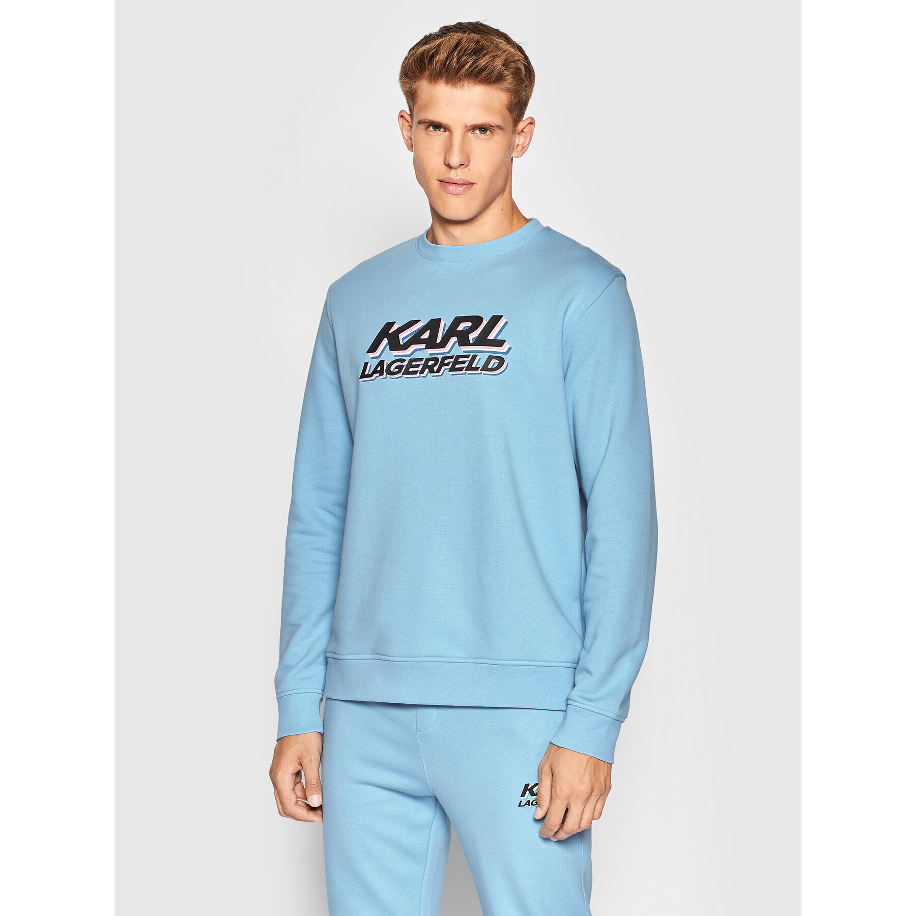 KARL LAGERFELD Mikina 705080 523910 Modrá Regular Fit - Pepit.sk