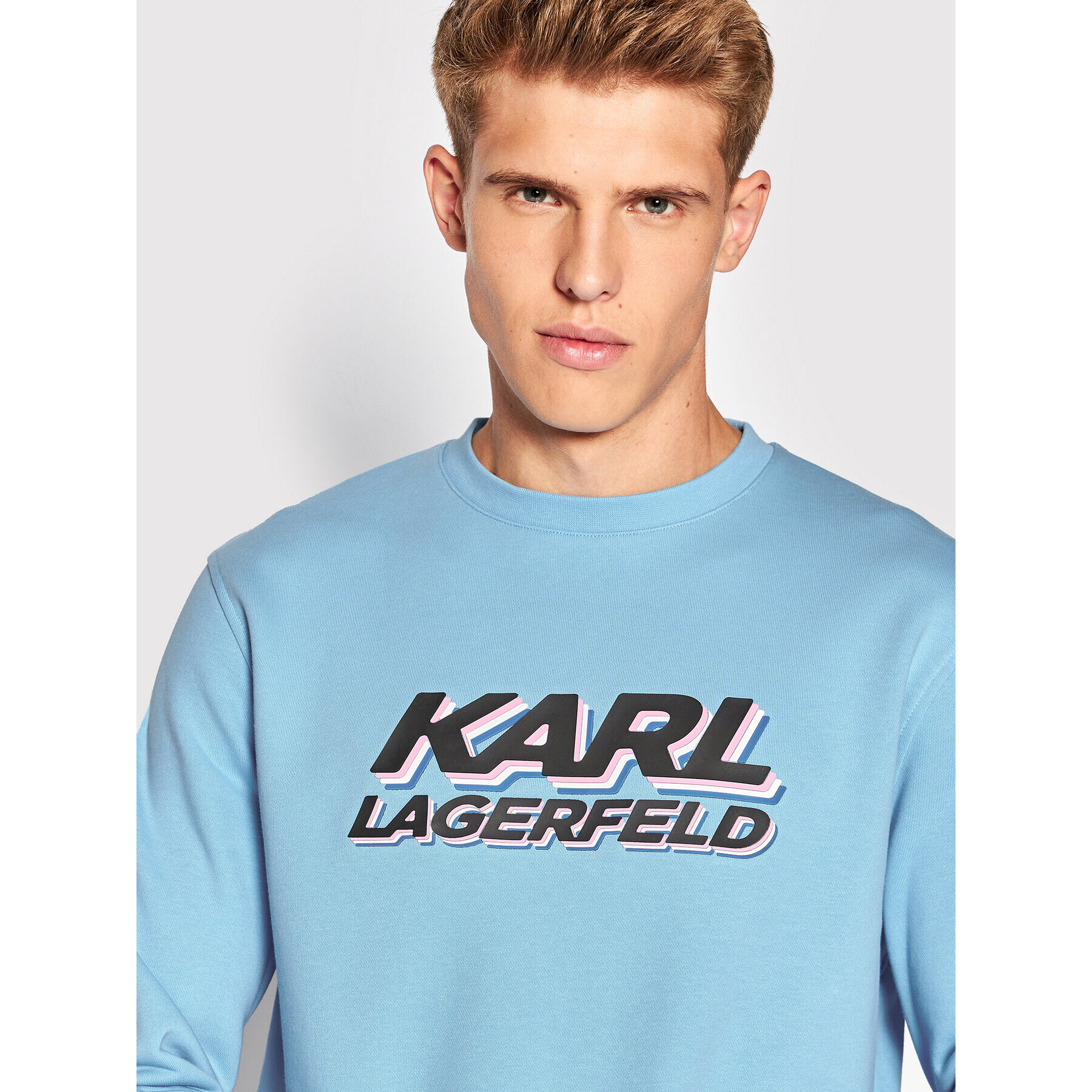 KARL LAGERFELD Mikina 705080 523910 Modrá Regular Fit - Pepit.sk