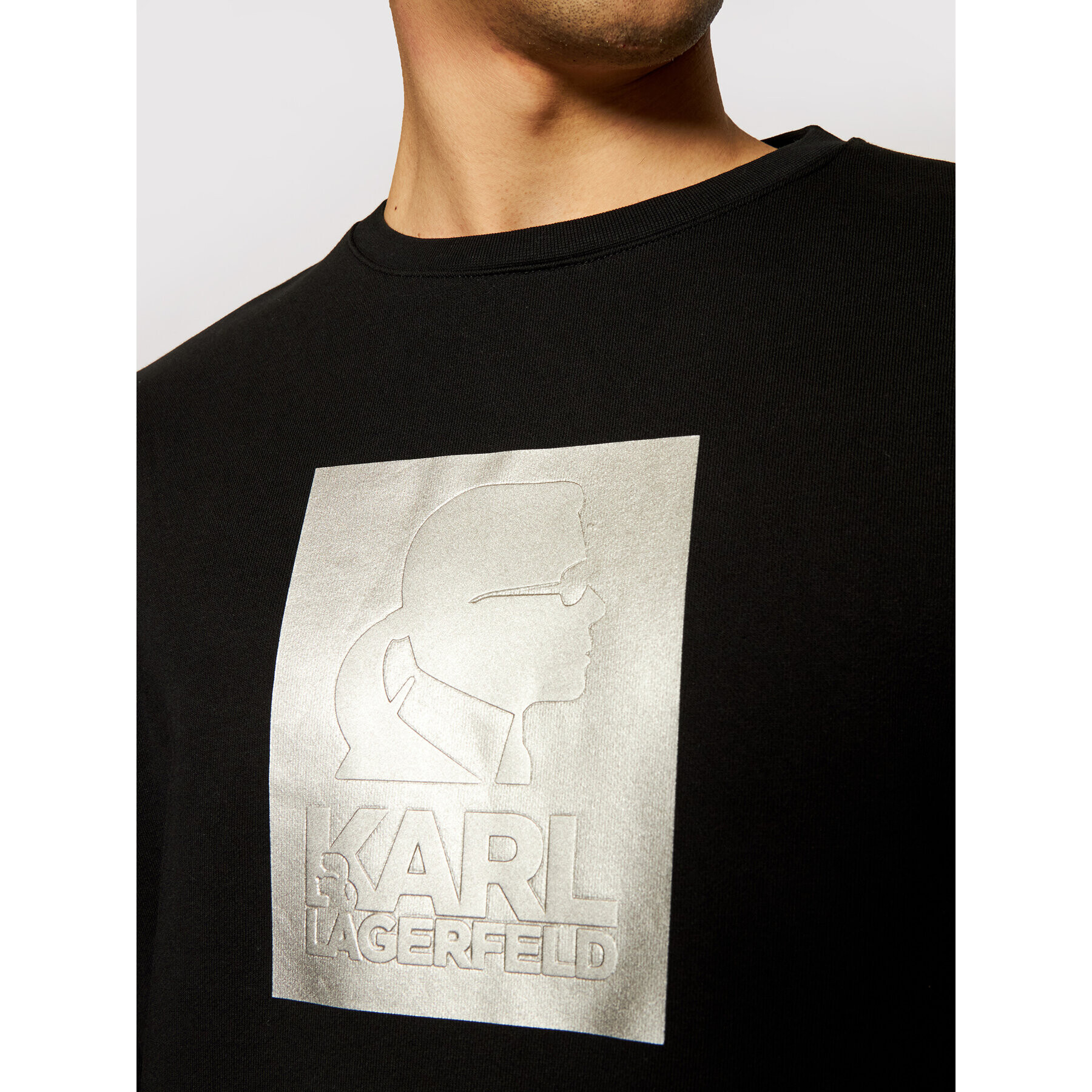 KARL LAGERFELD Mikina 705081 511900 Čierna Regular Fit - Pepit.sk