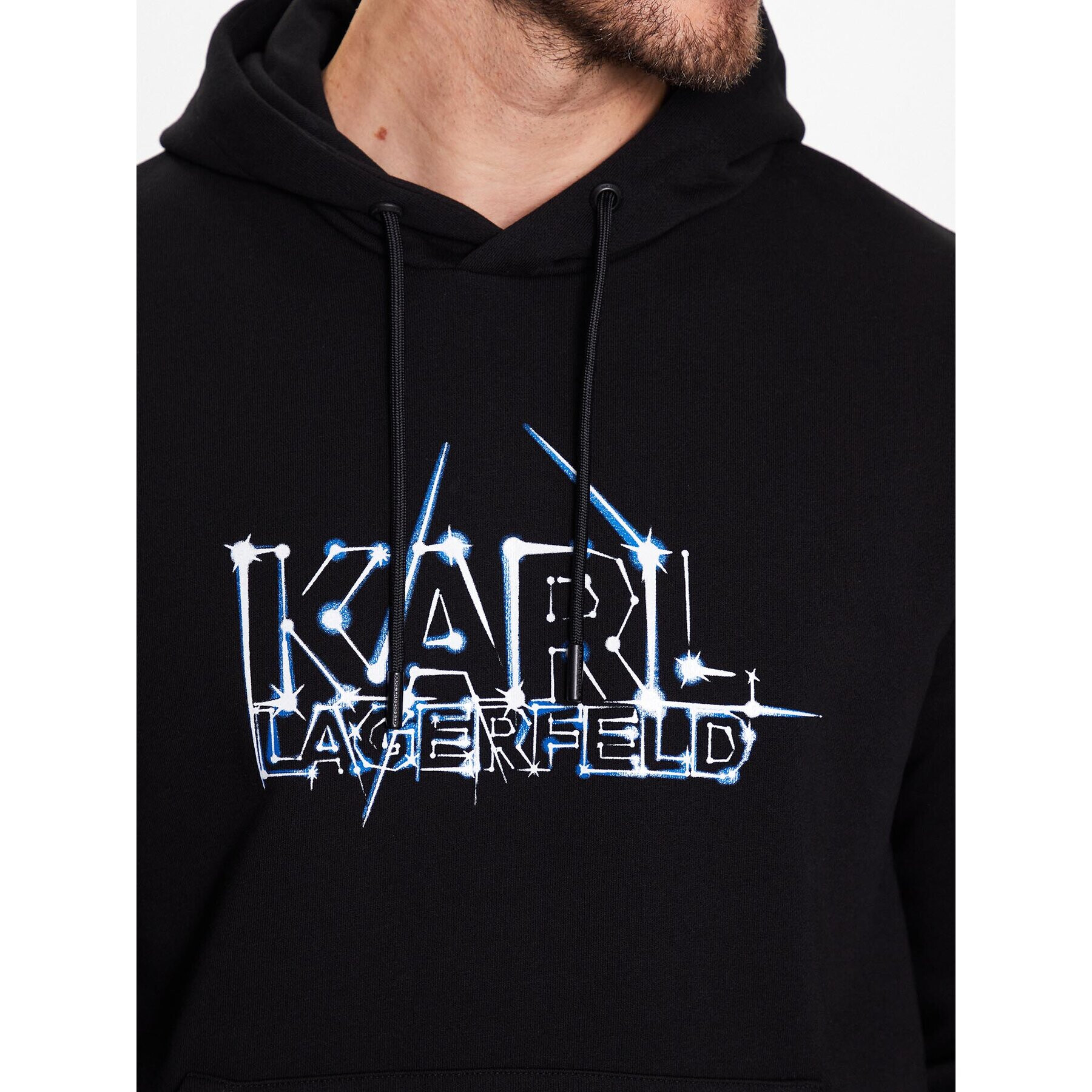 KARL LAGERFELD Mikina 705082 531900 Čierna Regular Fit - Pepit.sk