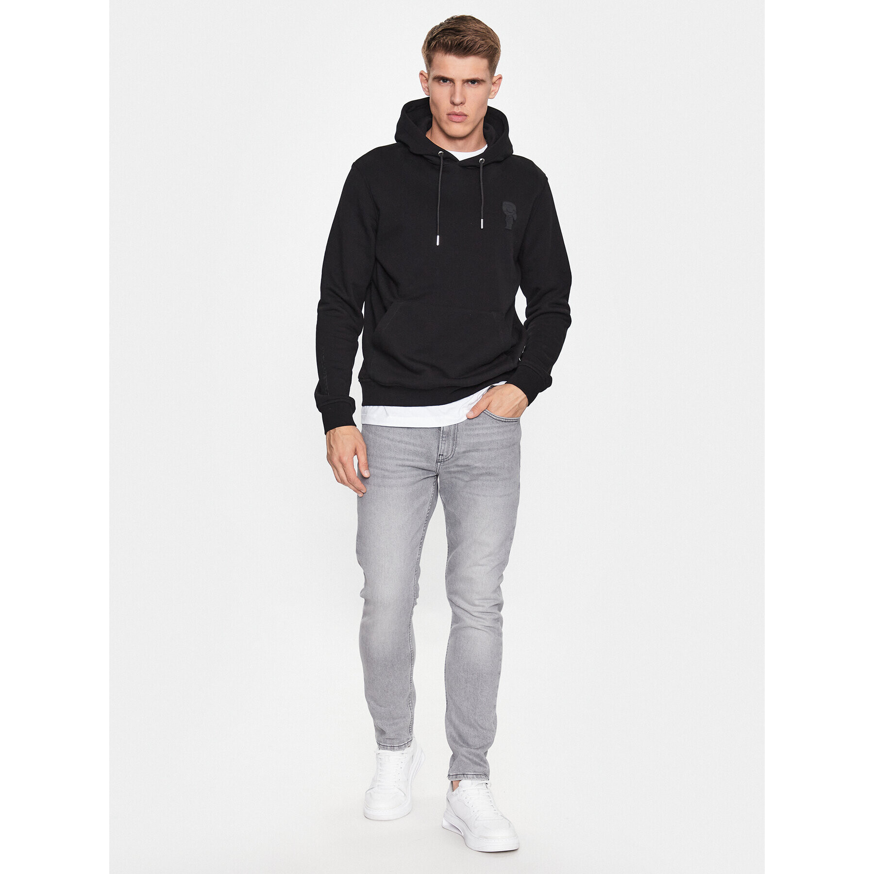 KARL LAGERFELD Mikina 705402 533910 Čierna Regular Fit - Pepit.sk