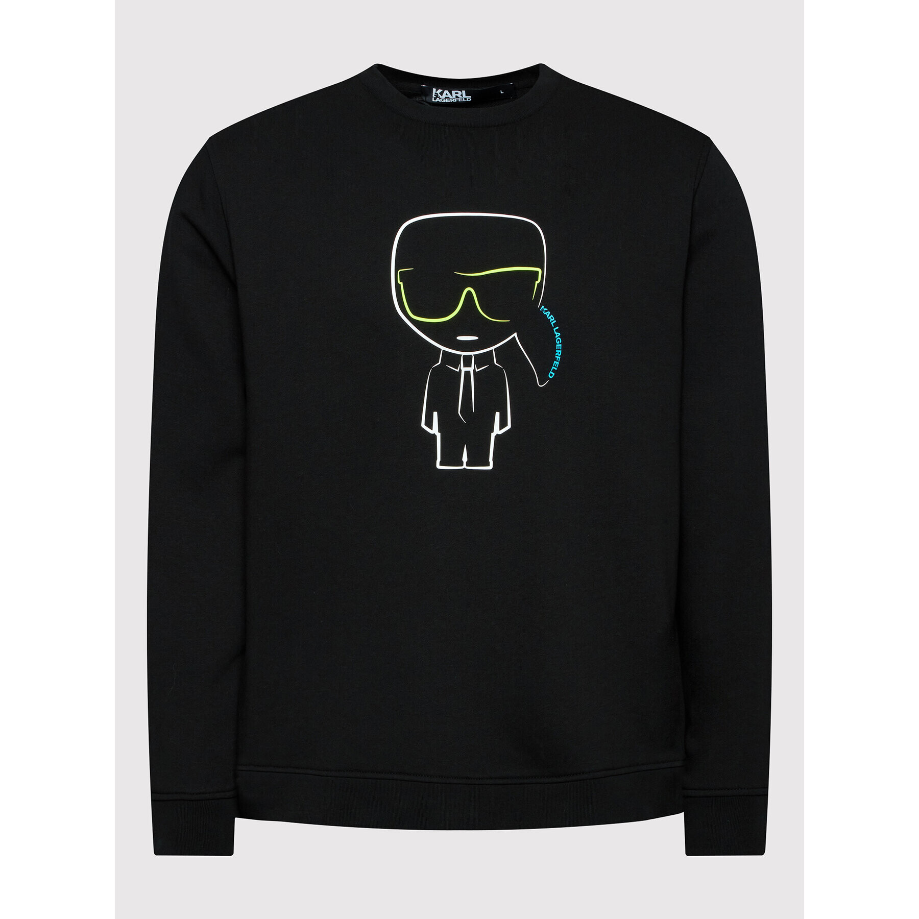 KARL LAGERFELD Mikina Crew Neck 705425 521900 Čierna Regular Fit - Pepit.sk