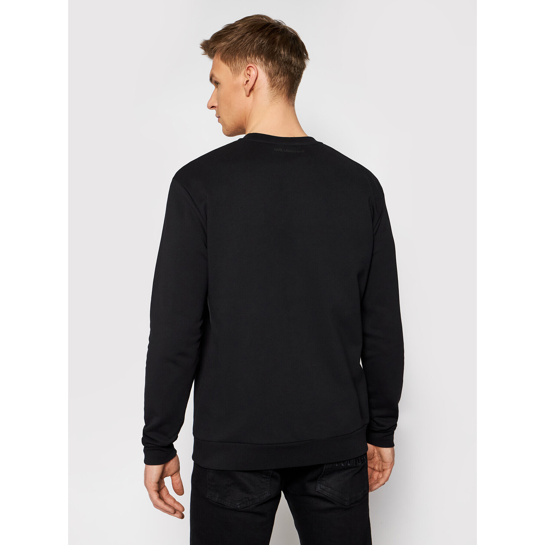 KARL LAGERFELD Mikina Crewneck 705062 511940 Čierna Regular Fit - Pepit.sk