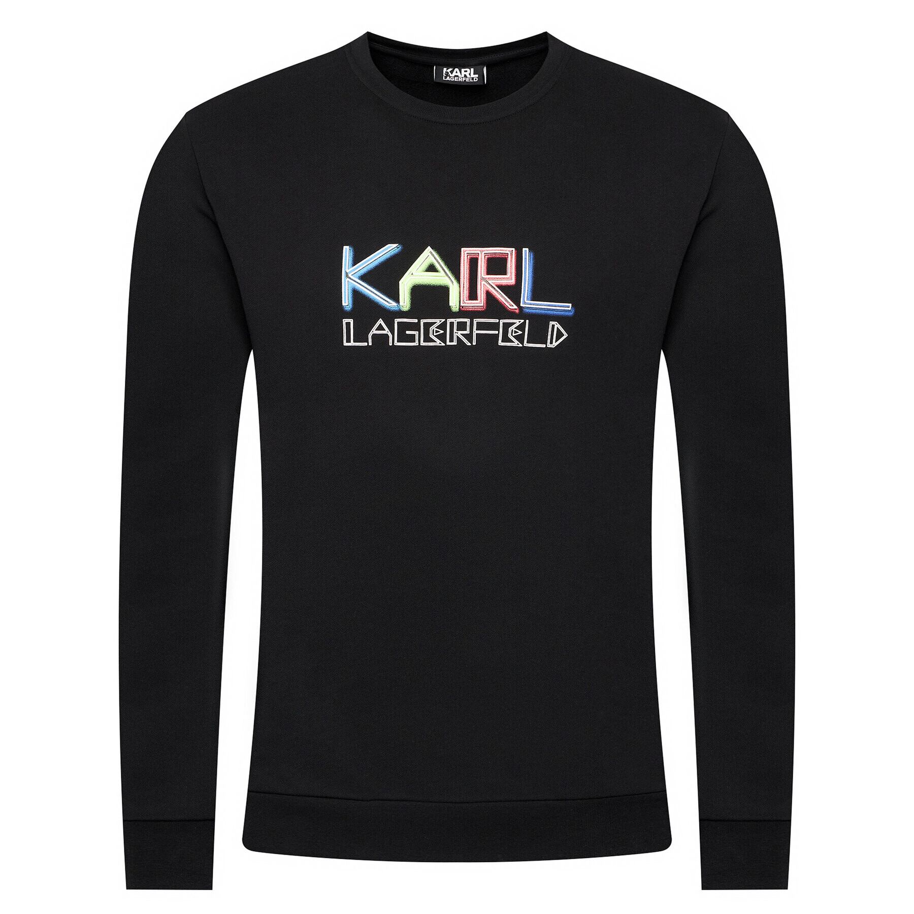 KARL LAGERFELD Mikina Crewneck 705062 511940 Čierna Regular Fit - Pepit.sk