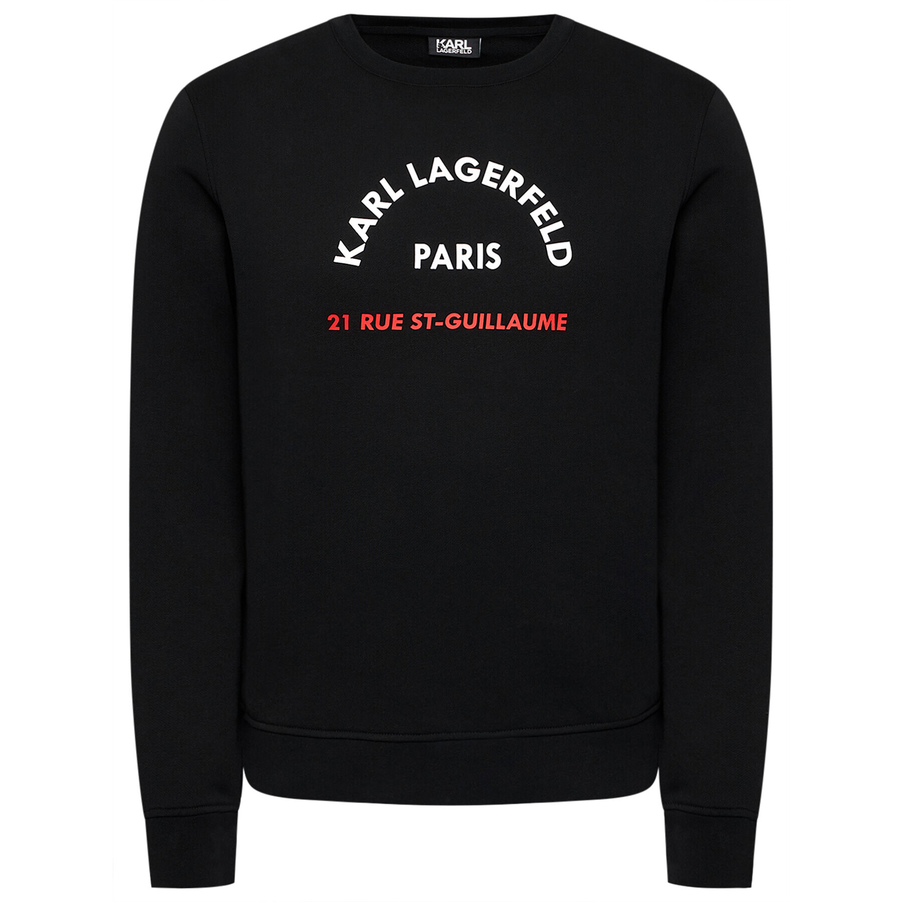 KARL LAGERFELD Mikina Crewneck 705070 511900 Čierna Regular Fit - Pepit.sk