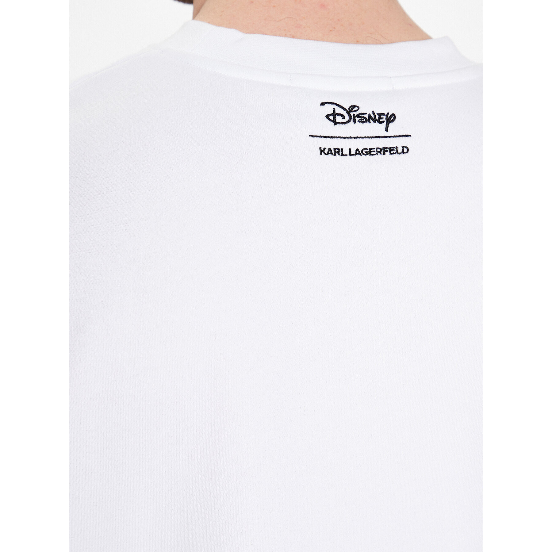 KARL LAGERFELD Mikina DISNEY Logo 705098 532930 Biela Regular Fit - Pepit.sk