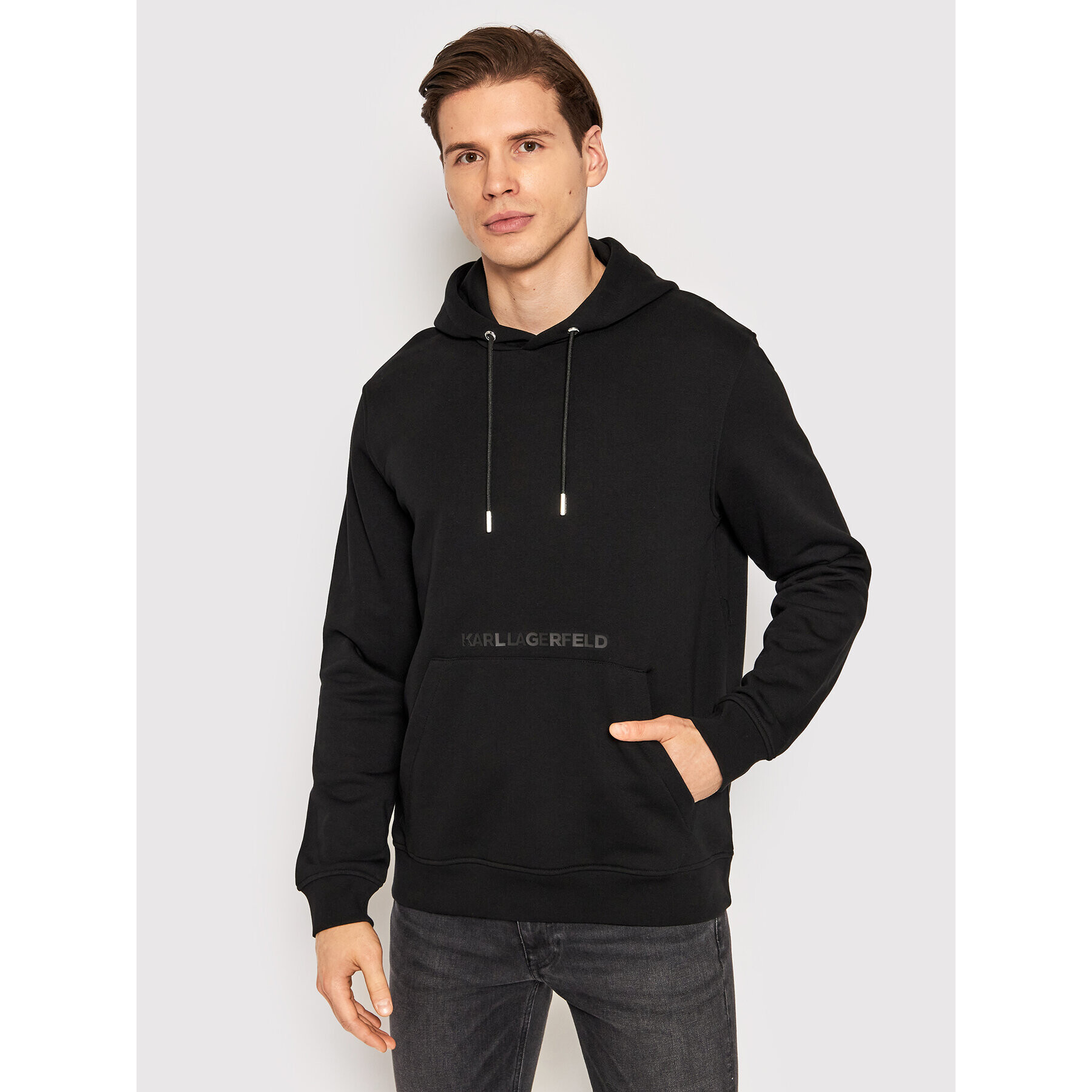 KARL LAGERFELD Mikina Sweat 705052 521900 Čierna Regular Fit - Pepit.sk