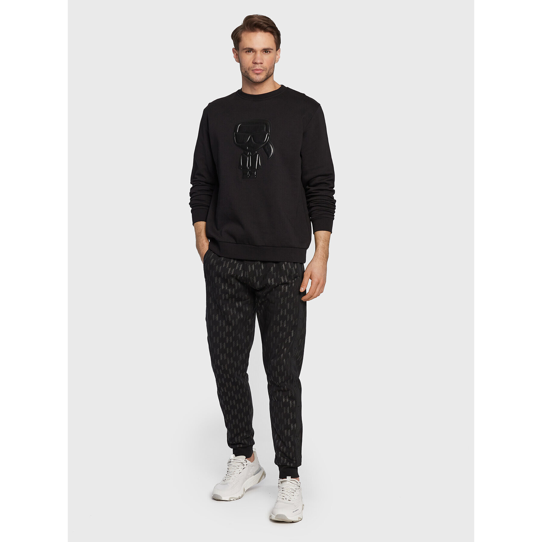 KARL LAGERFELD Mikina Sweat 705064 524940 Čierna Regular Fit - Pepit.sk