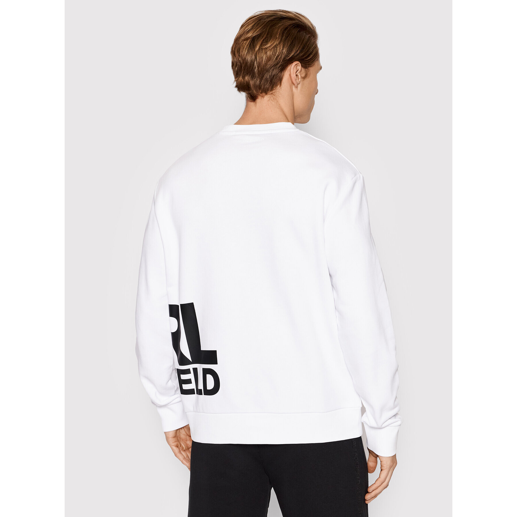 KARL LAGERFELD Mikina Sweat 705084 521900 Biela Regular Fit - Pepit.sk