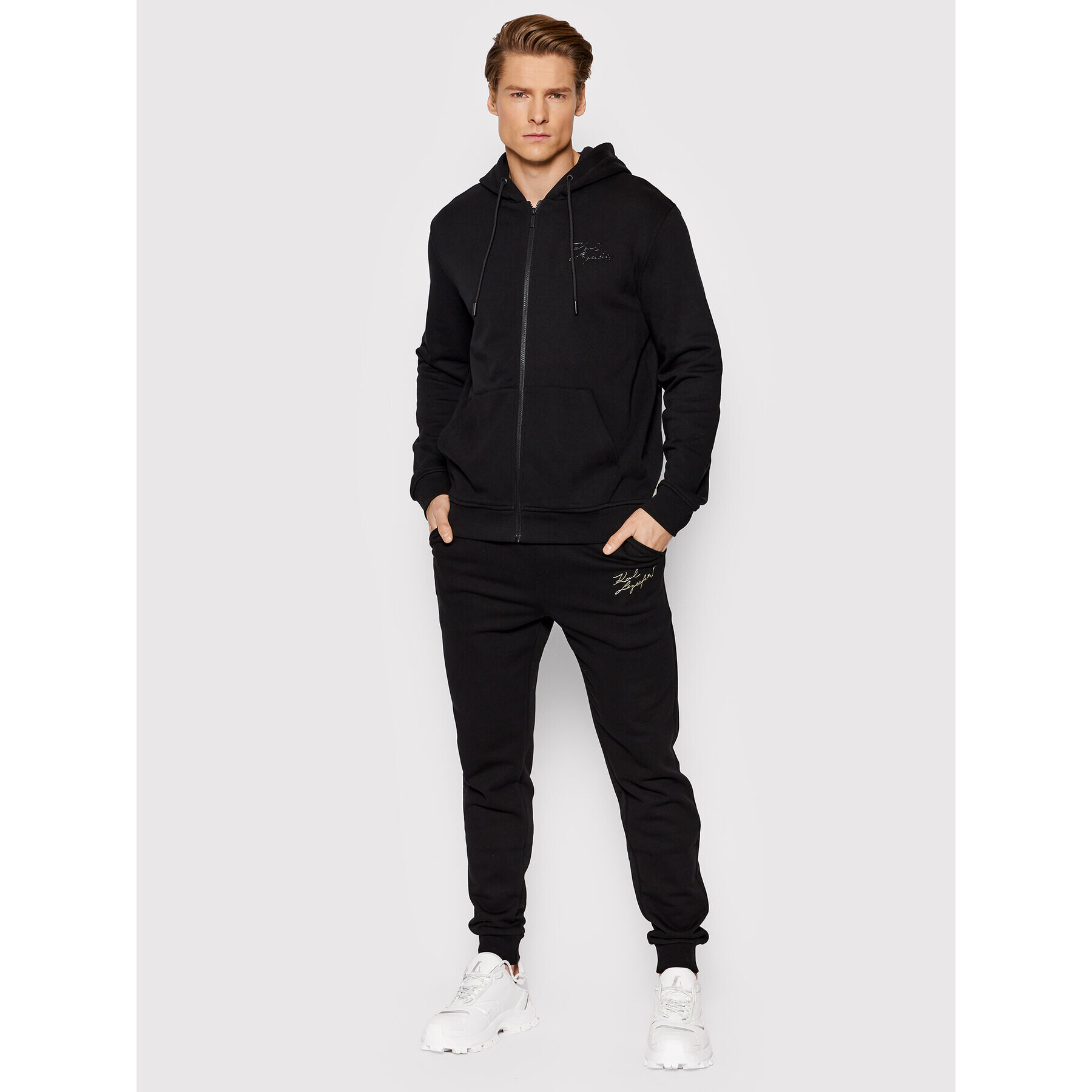 KARL LAGERFELD Mikina Sweat 705402 521900 Čierna Regular Fit - Pepit.sk