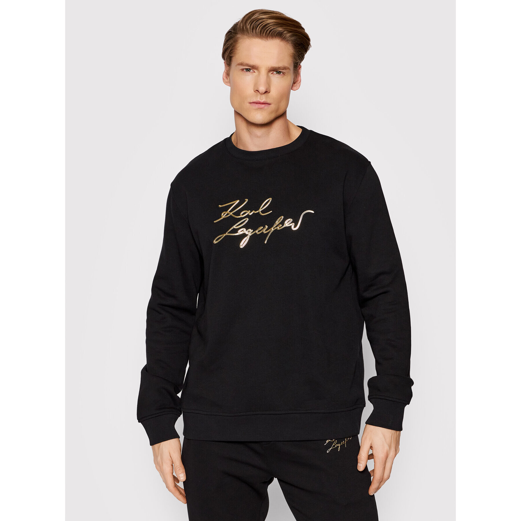 KARL LAGERFELD Mikina Sweat 705403 521900 Čierna Regular Fit - Pepit.sk