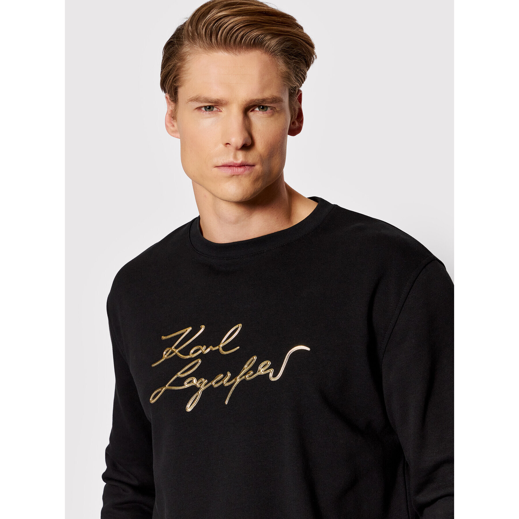 KARL LAGERFELD Mikina Sweat 705403 521900 Čierna Regular Fit - Pepit.sk