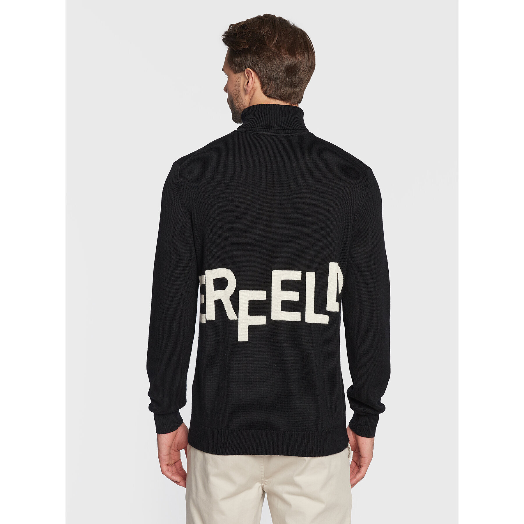 KARL LAGERFELD Rolák 655020 524399 Čierna Regular Fit - Pepit.sk