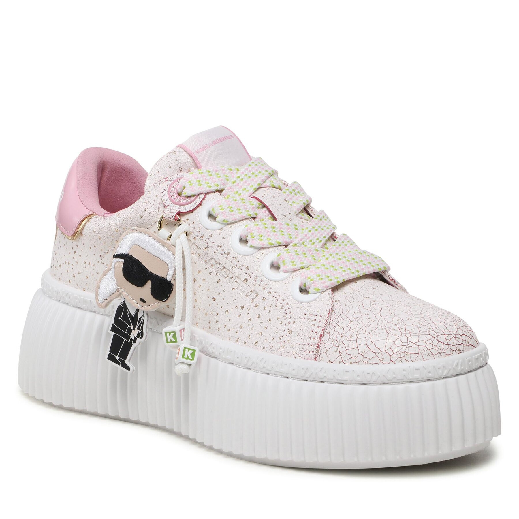 KARL LAGERFELD Sneakersy KL42376N Biela - Pepit.sk