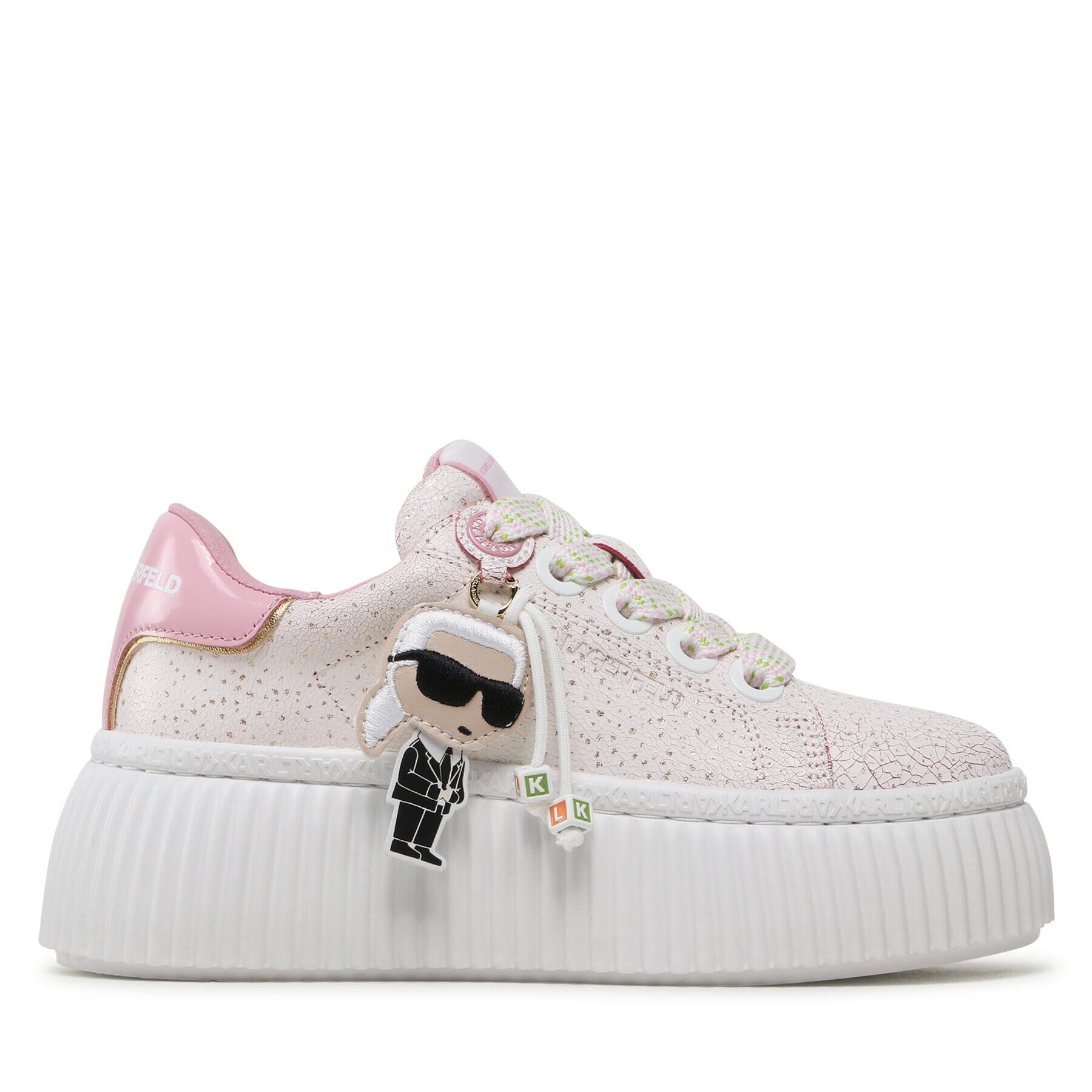 KARL LAGERFELD Sneakersy KL42376N Biela - Pepit.sk