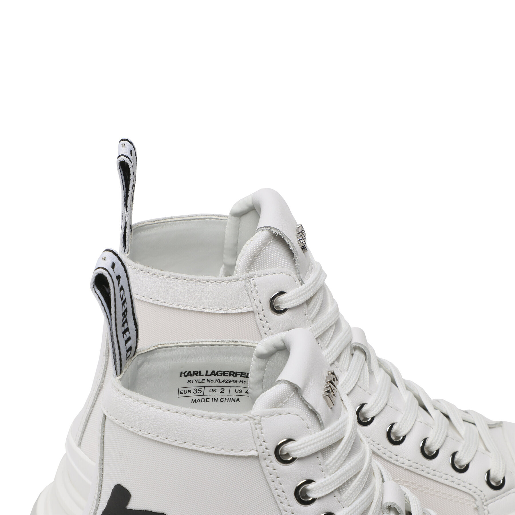 KARL LAGERFELD Sneakersy KL42949 Biela - Pepit.sk