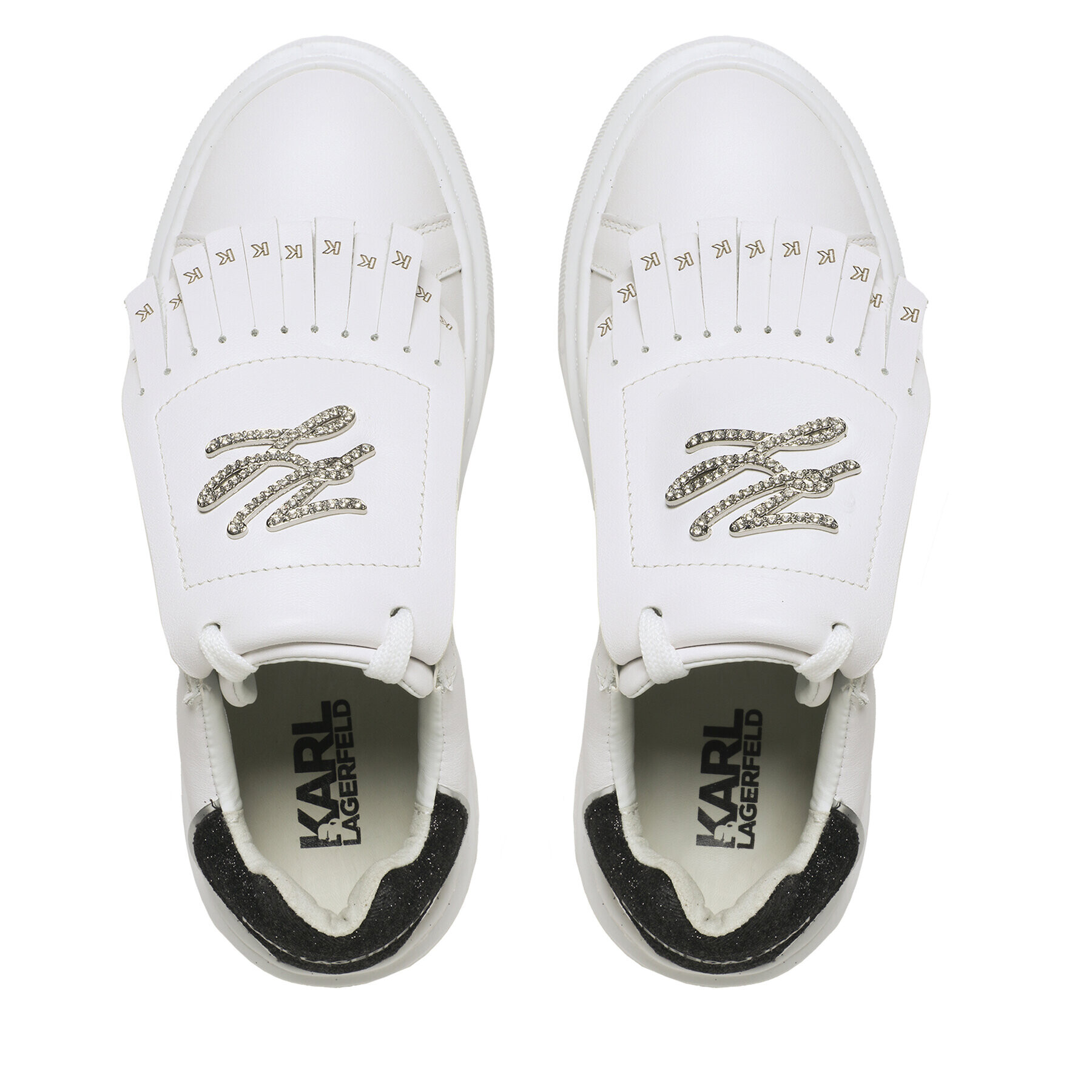 KARL LAGERFELD Sneakersy KL62230 Biela - Pepit.sk