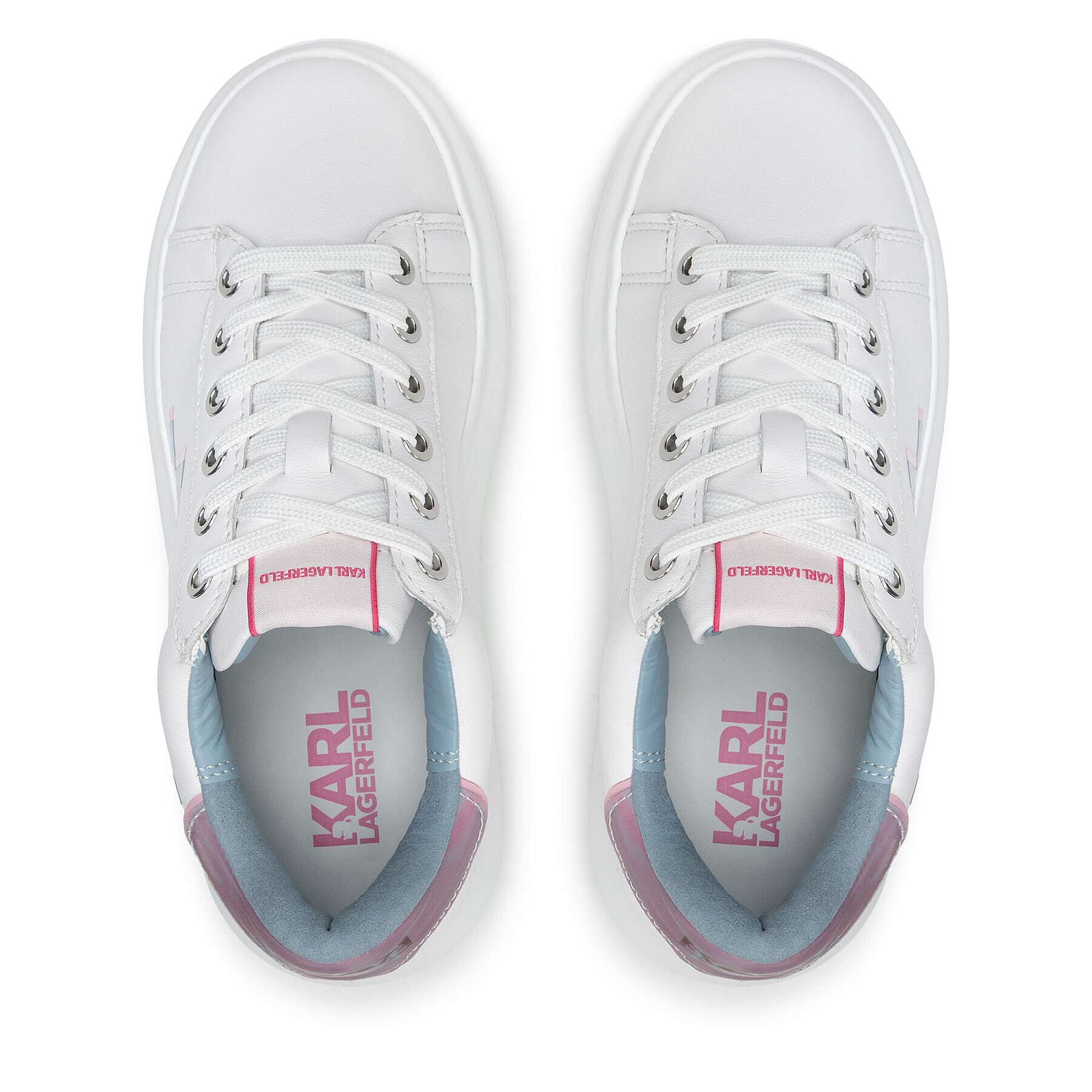 KARL LAGERFELD Sneakersy KL62521 Biela - Pepit.sk