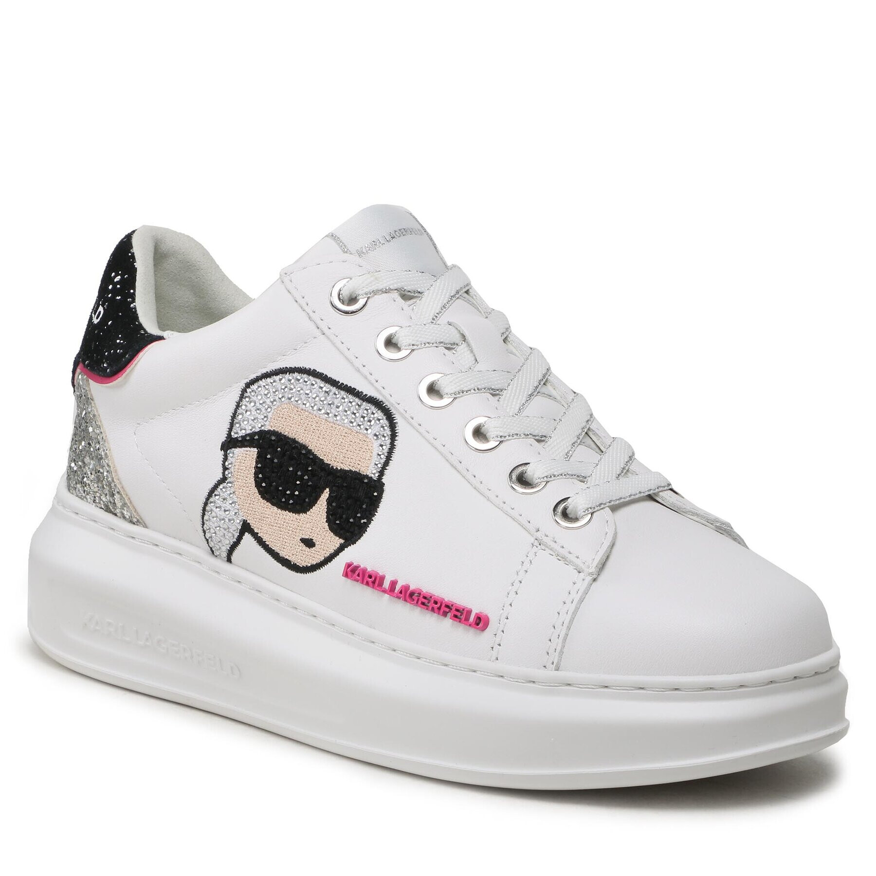 KARL LAGERFELD Sneakersy KL62570N Biela - Pepit.sk