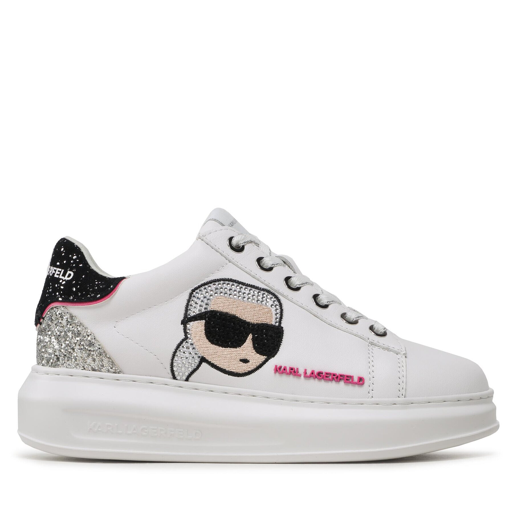 KARL LAGERFELD Sneakersy KL62570N Biela - Pepit.sk