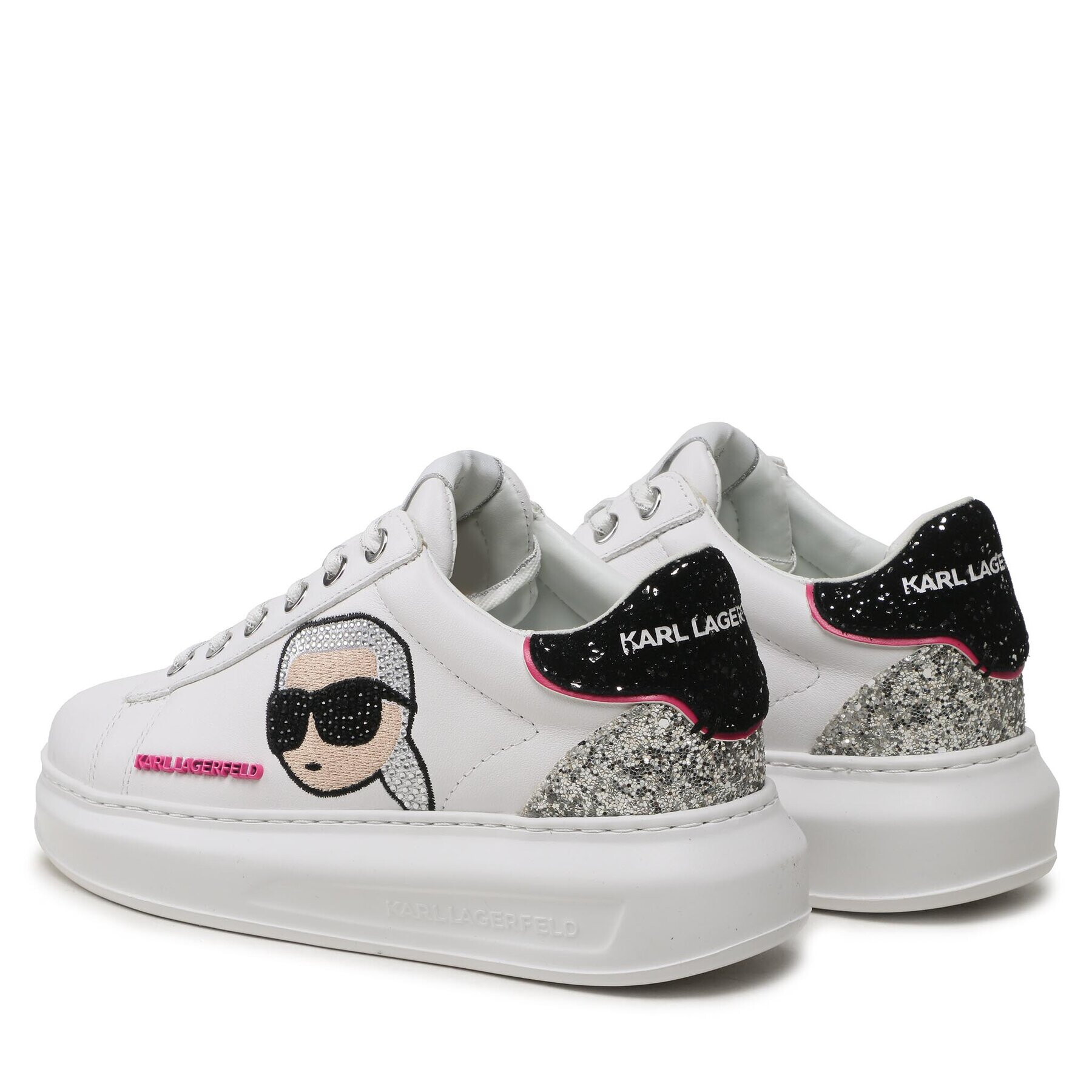 KARL LAGERFELD Sneakersy KL62570N Biela - Pepit.sk