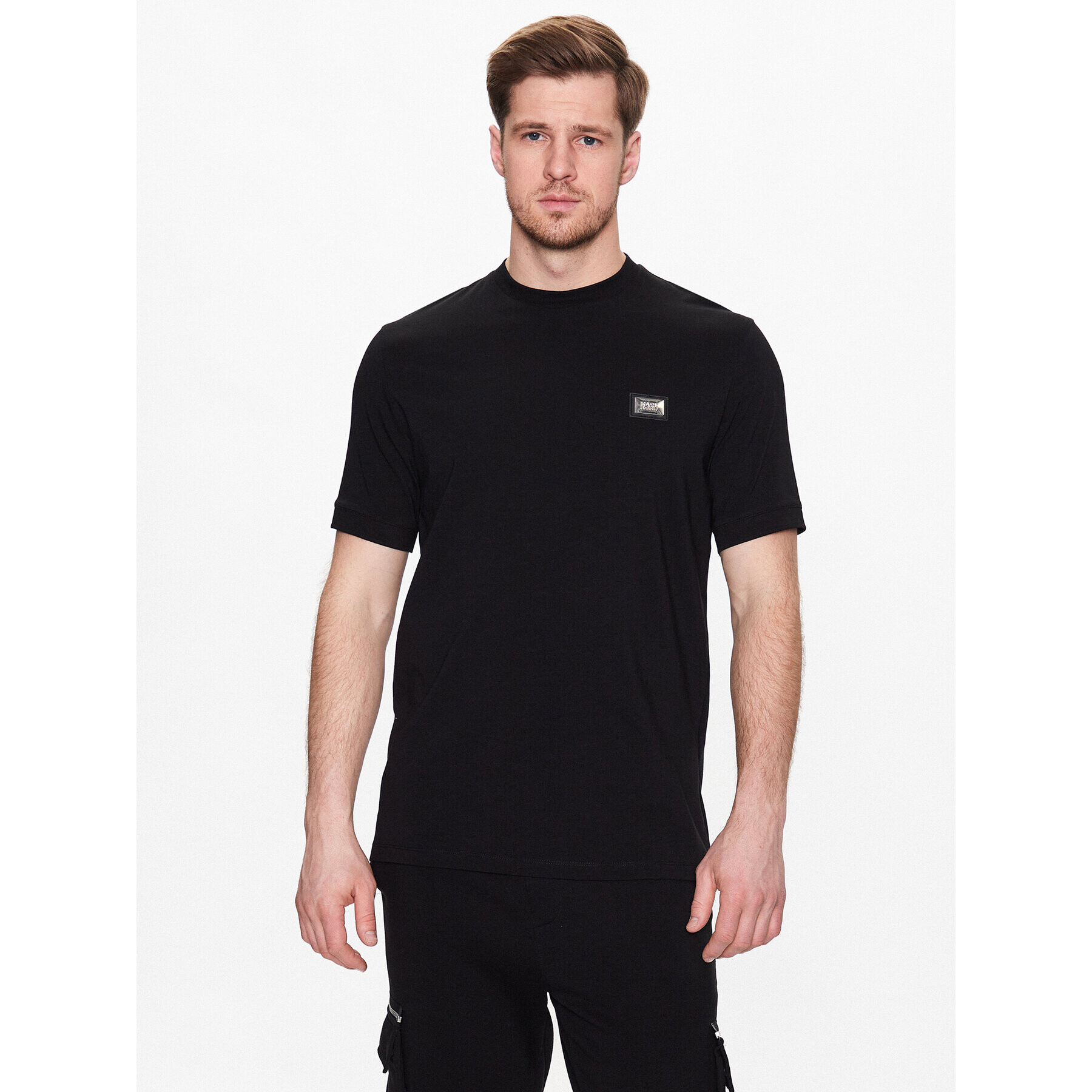 KARL LAGERFELD Tričko 755022 532221 Čierna Regular Fit - Pepit.sk