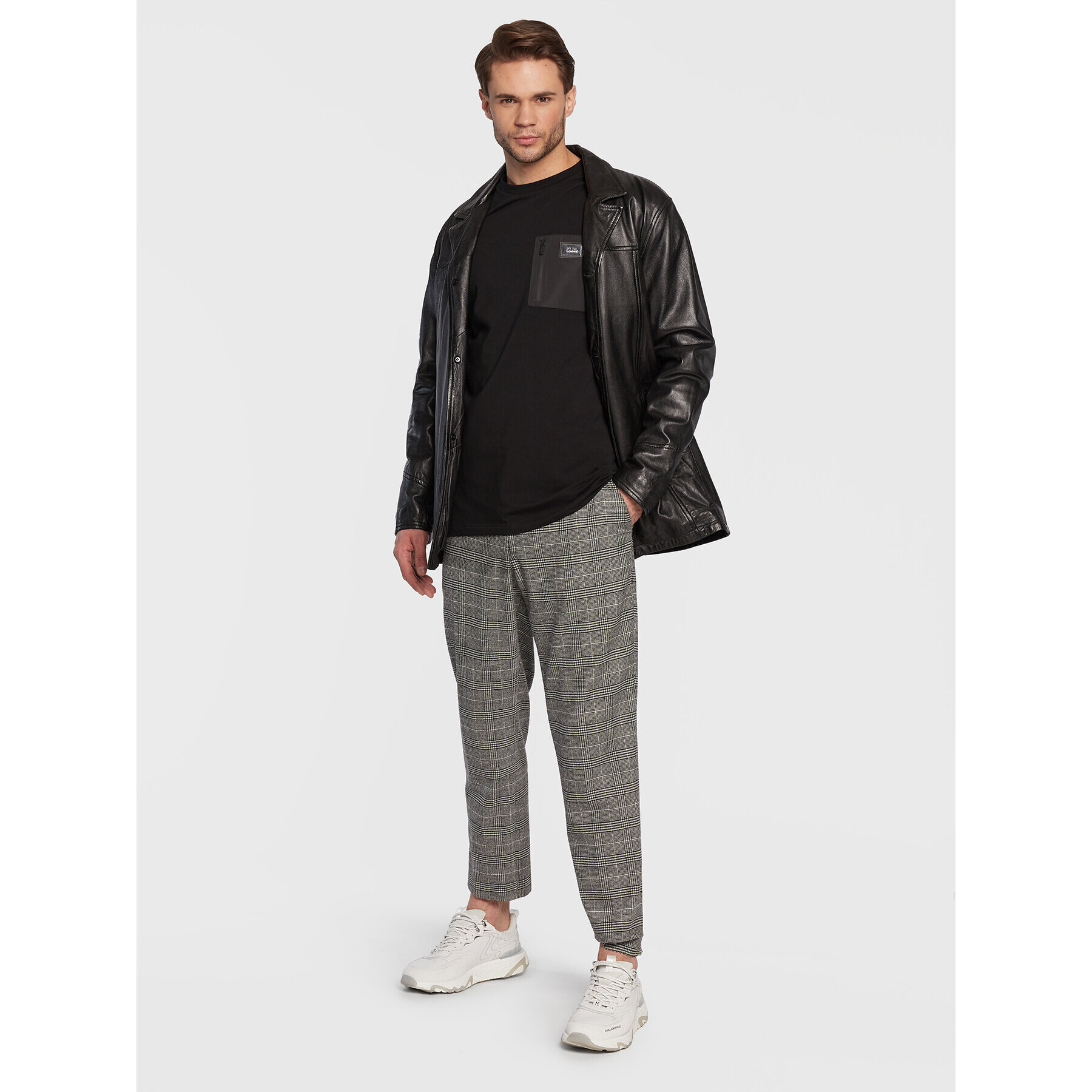 KARL LAGERFELD Tričko 755054 524221 Čierna Regular Fit - Pepit.sk