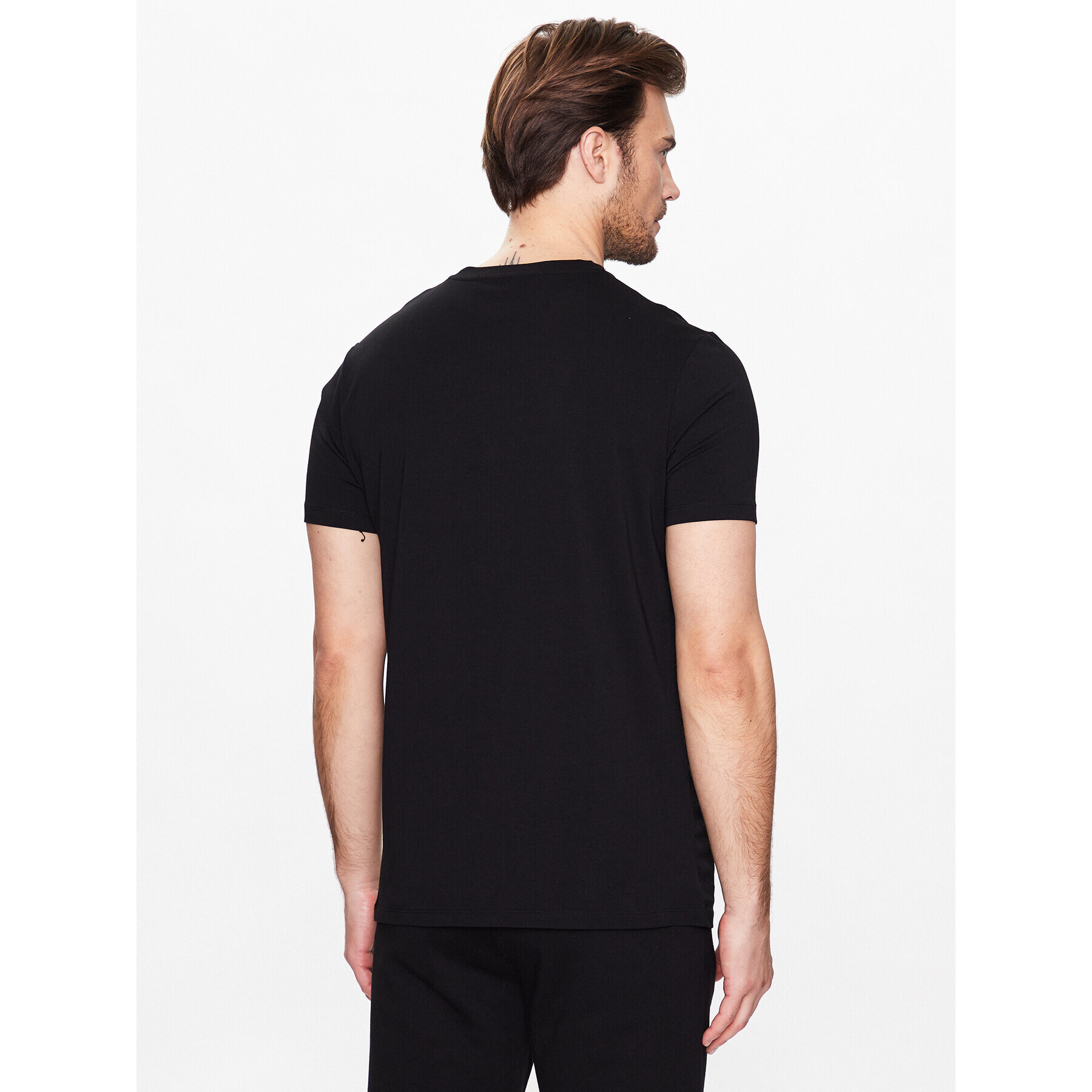 KARL LAGERFELD Tričko 755081 531221 Čierna Regular Fit - Pepit.sk