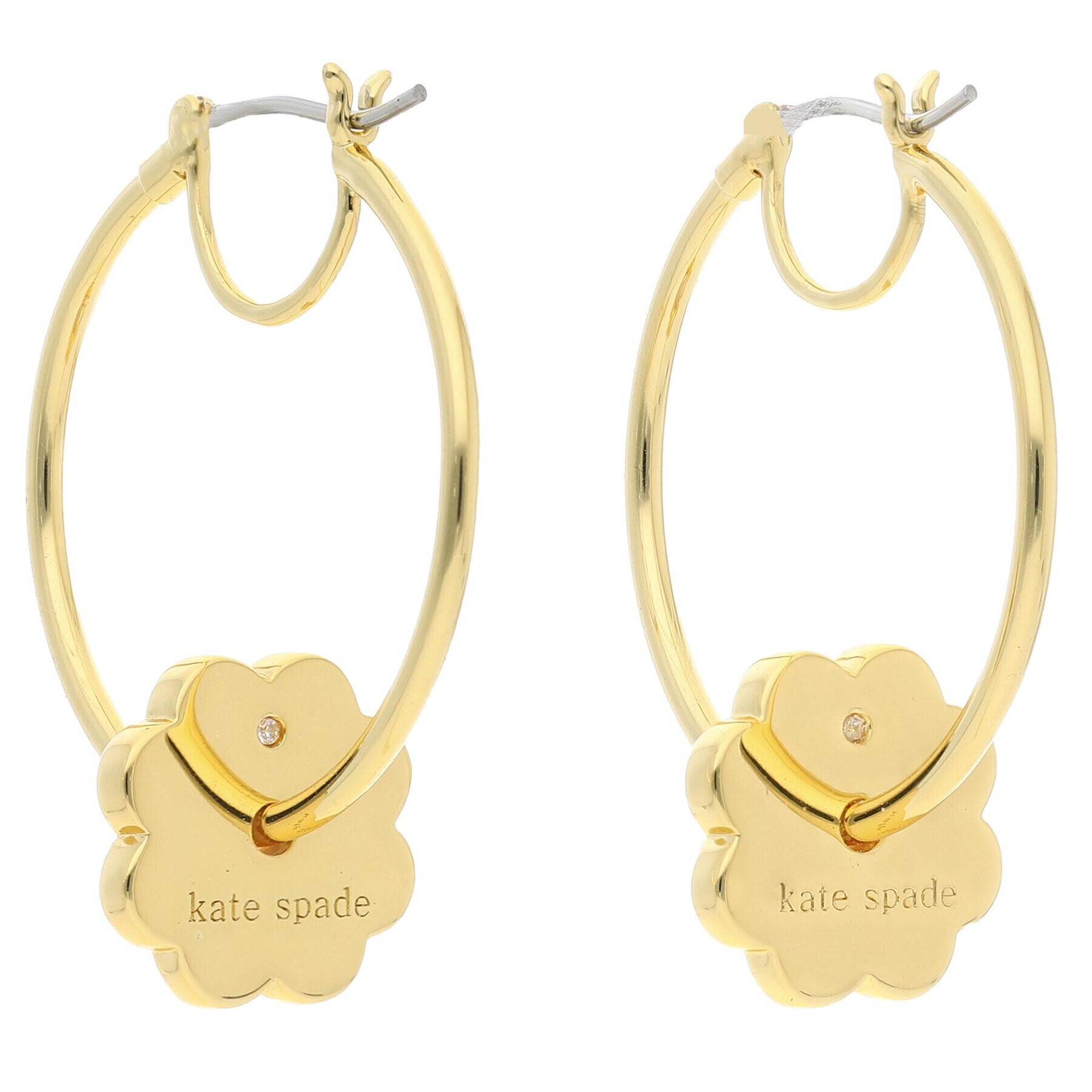 Kate Spade Náušnice Hoops KD312 Zlatá - Pepit.sk