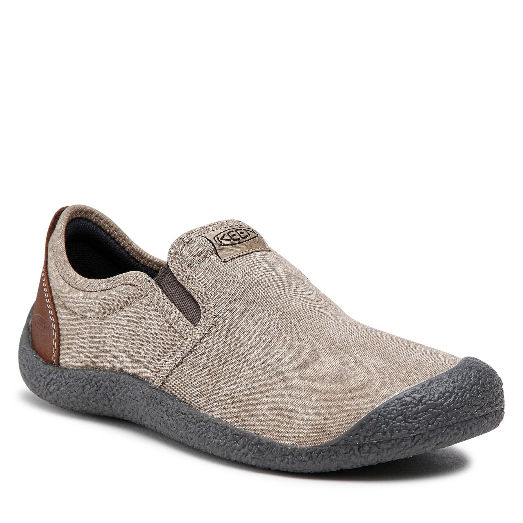 Keen Poltopánky Howser Canvas Slip-On 1026146 Hnedá - Pepit.sk