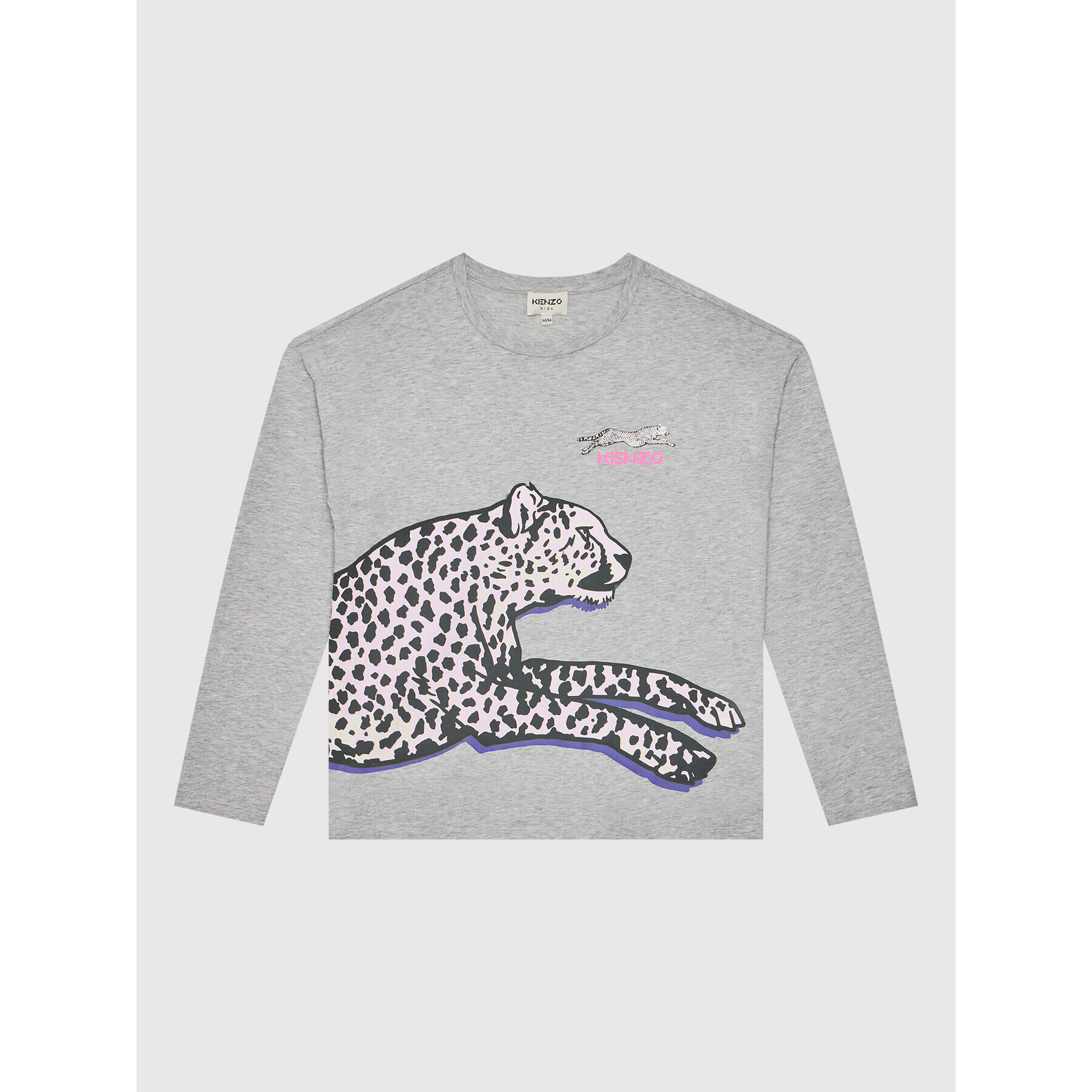 Kenzo Kids Blúzka K15542 D Sivá Regular Fit - Pepit.sk