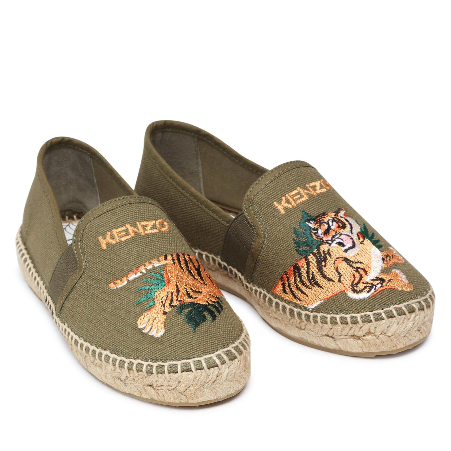 Kenzo Kids Espadrilky K59029 Zelená - Pepit.sk