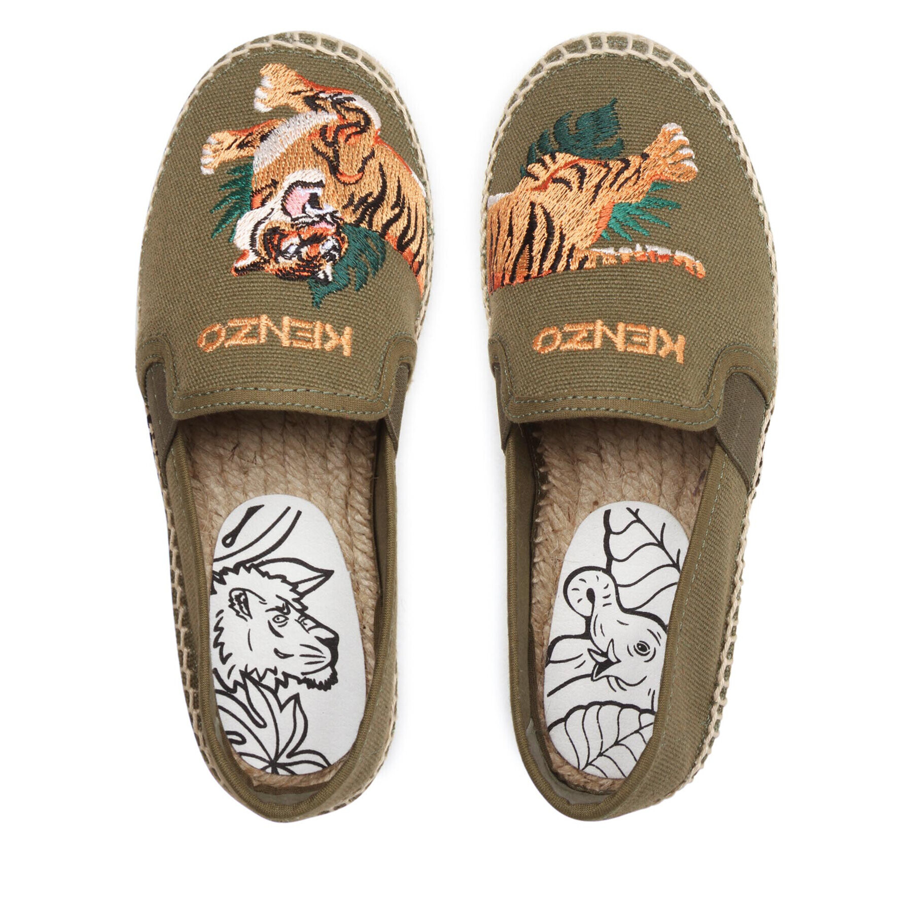 Kenzo Kids Espadrilky K59029 Zelená - Pepit.sk