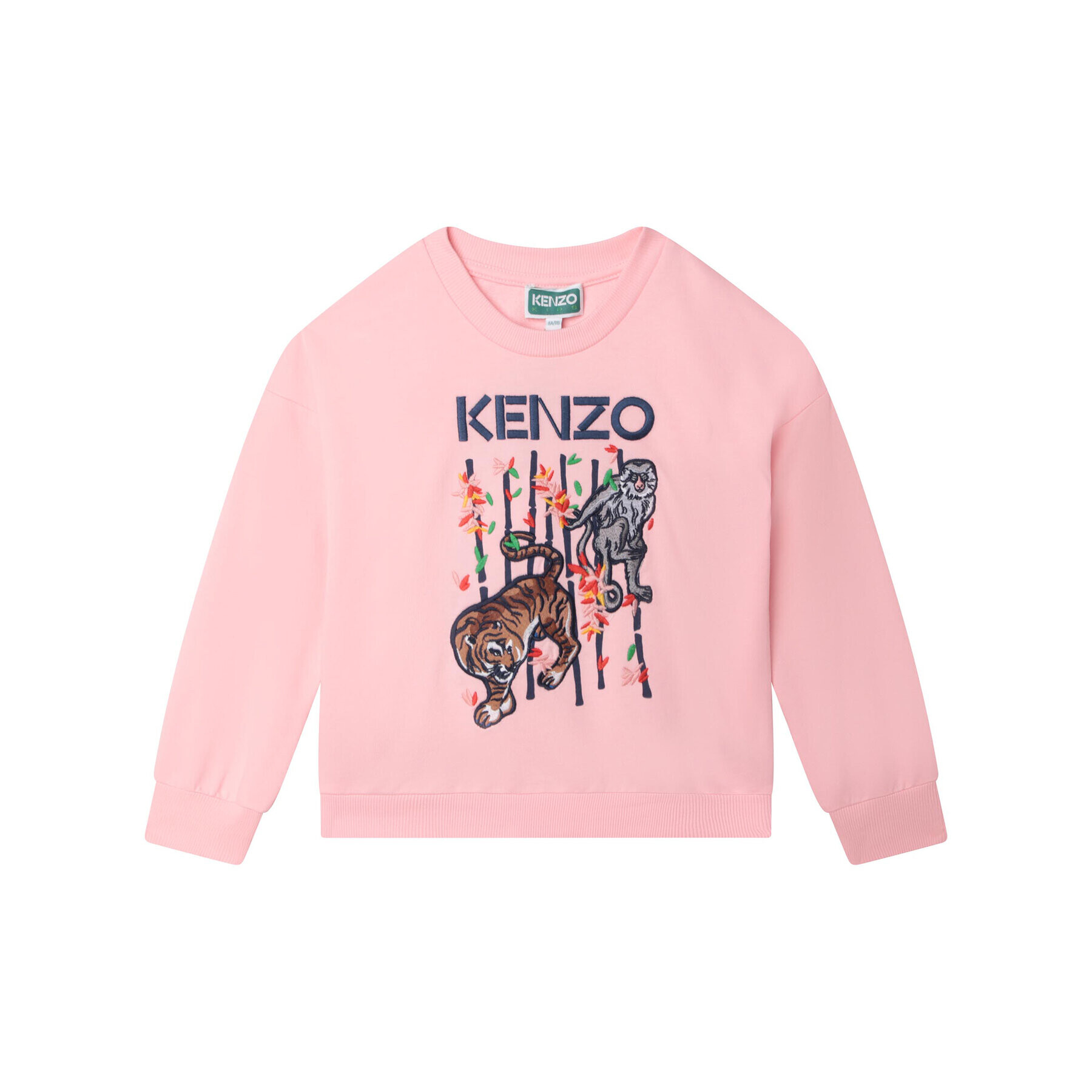 Kenzo Kids Mikina K15652 M Ružová Regular Fit - Pepit.sk