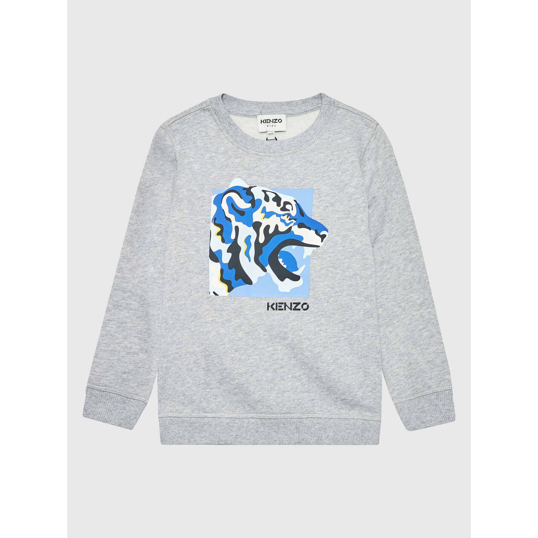 Kenzo Kids Mikina K25152 Sivá Regular Fit - Pepit.sk