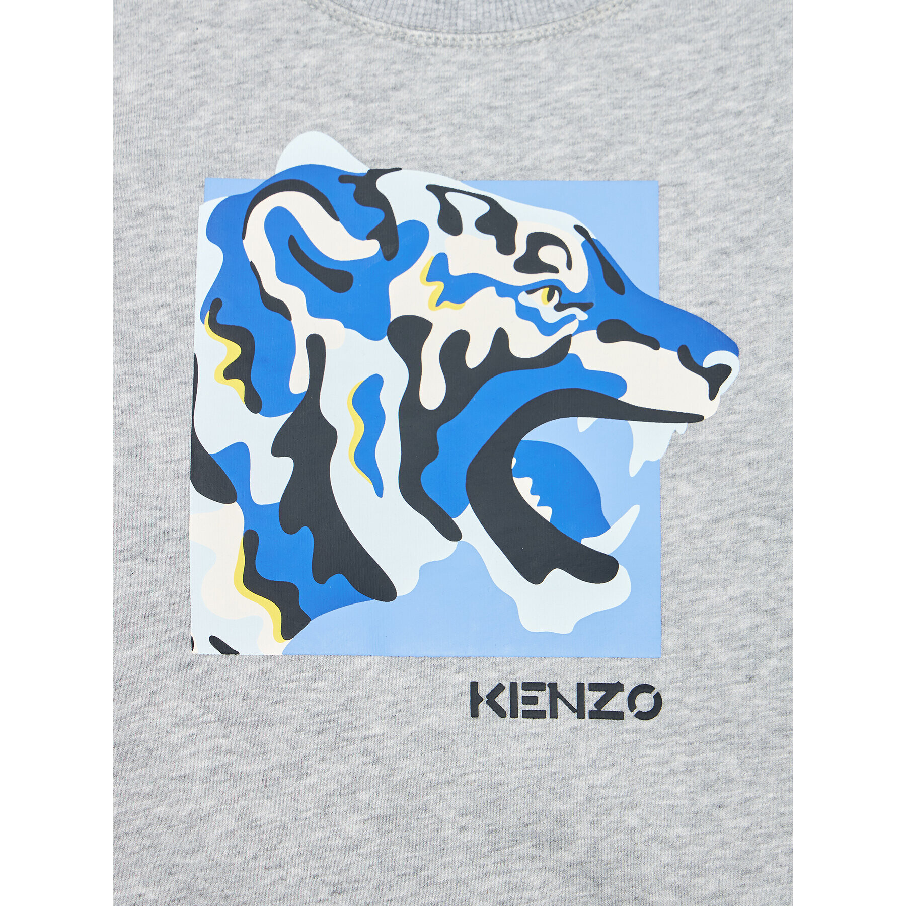 Kenzo Kids Mikina K25152 Sivá Regular Fit - Pepit.sk