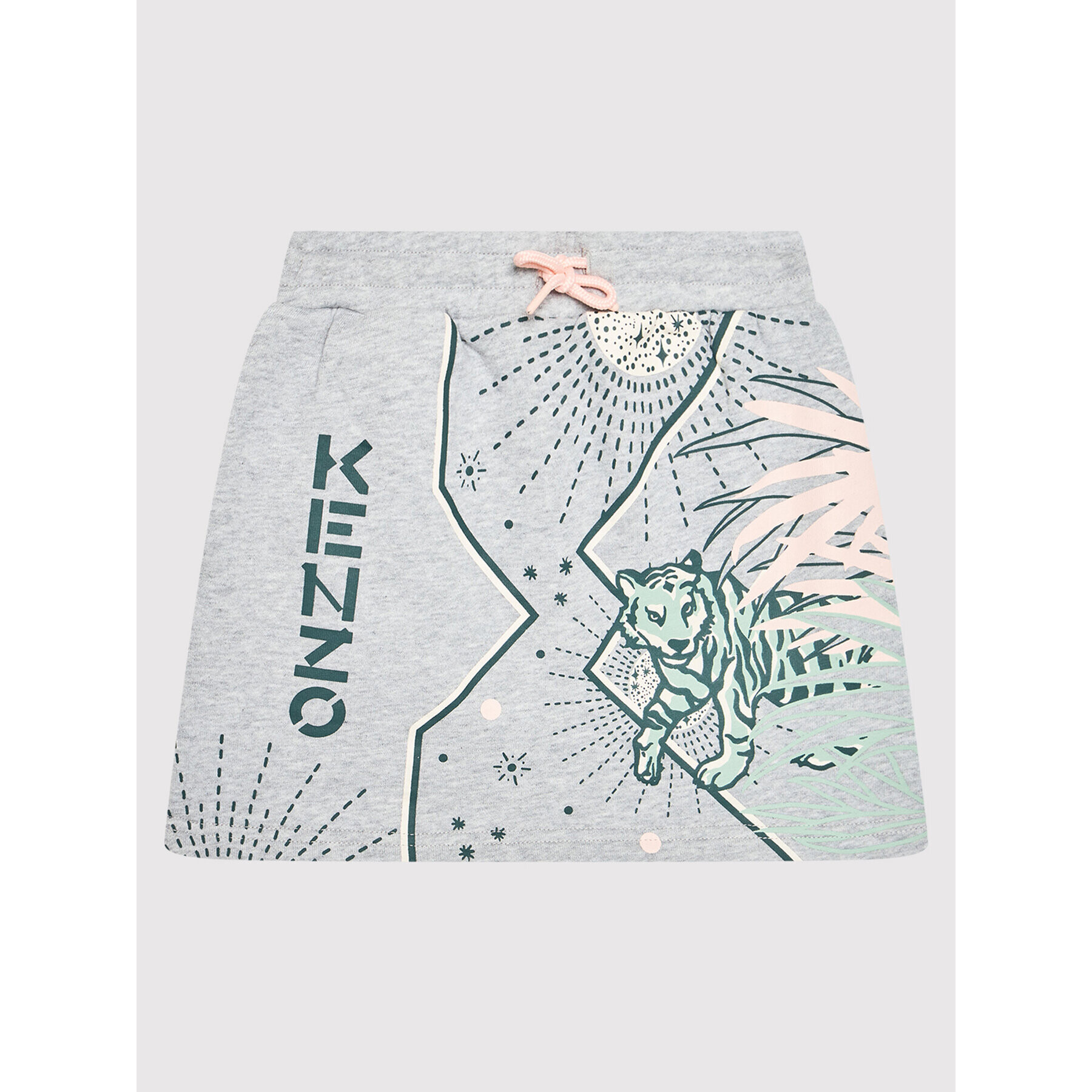 Kenzo Kids Sukňa K13016 Sivá Regular Fit - Pepit.sk