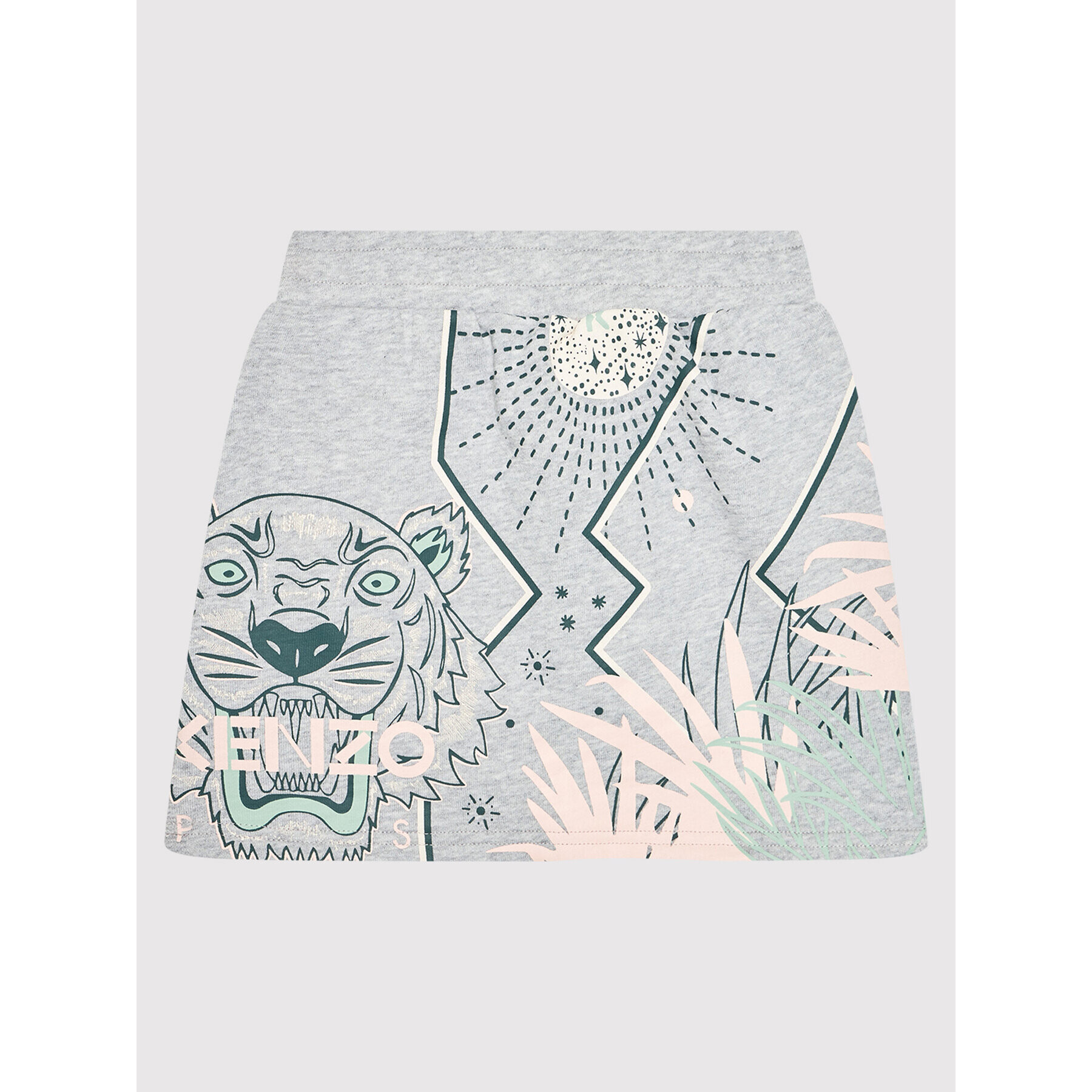 Kenzo Kids Sukňa K13016 Sivá Regular Fit - Pepit.sk