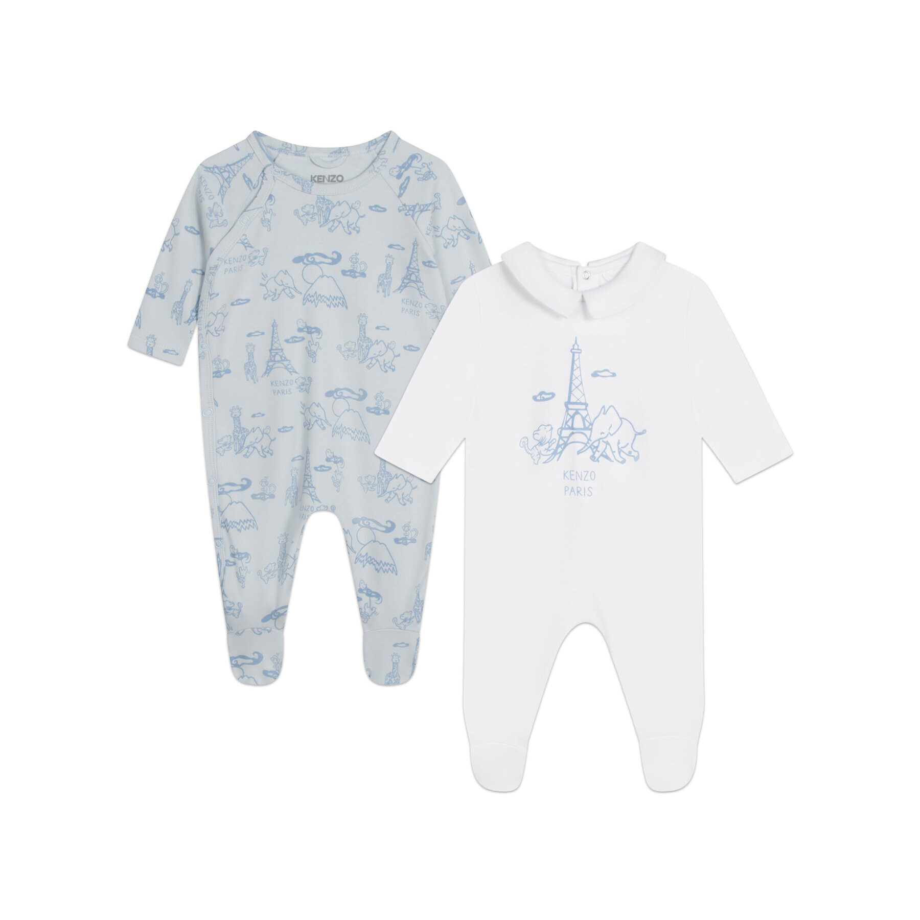 Kenzo Kids Súprava 2 kusov dupačiek K98106 Modrá Regular Fit - Pepit.sk